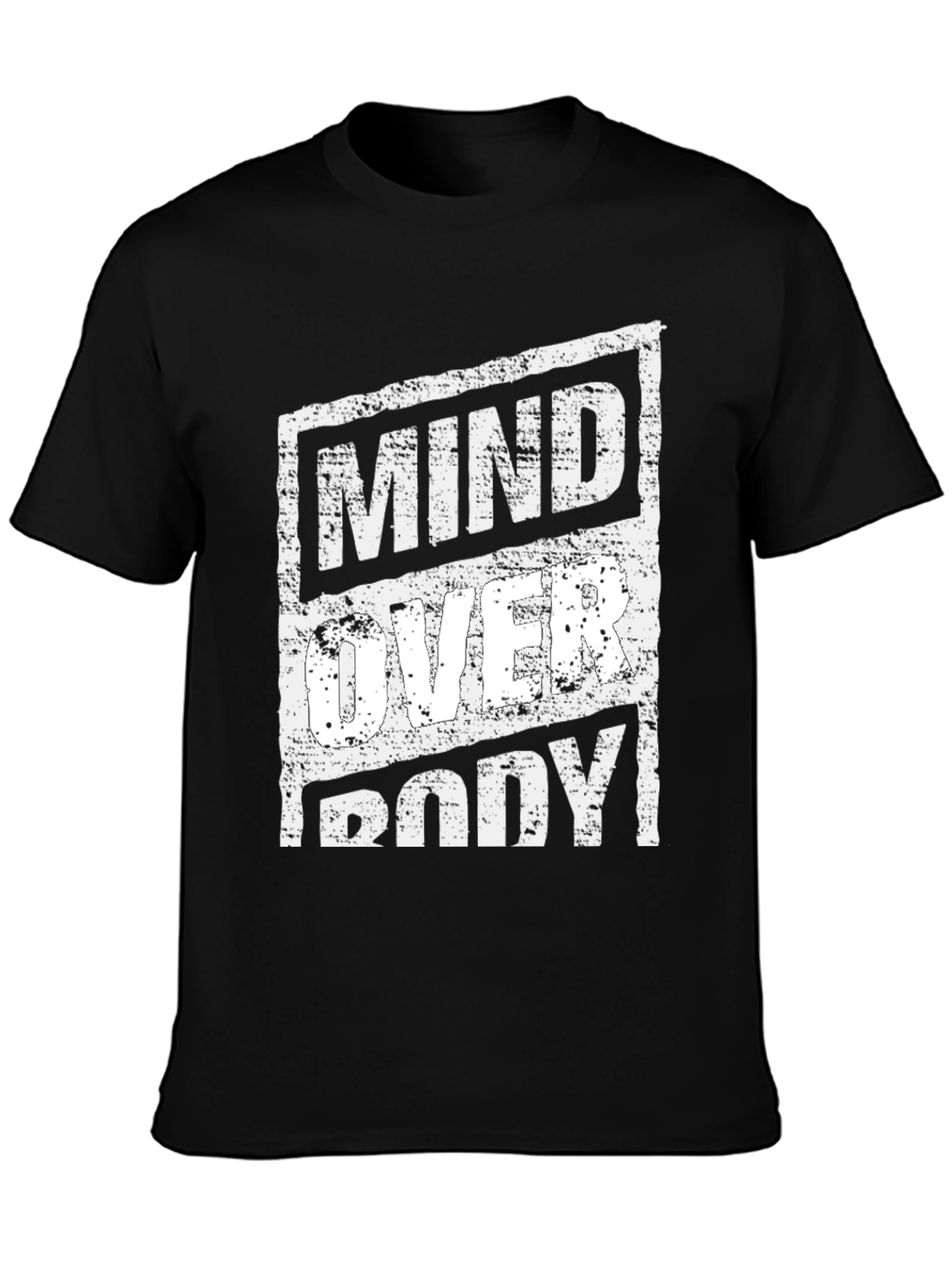 Mind Over Body Graphic Tee - Black