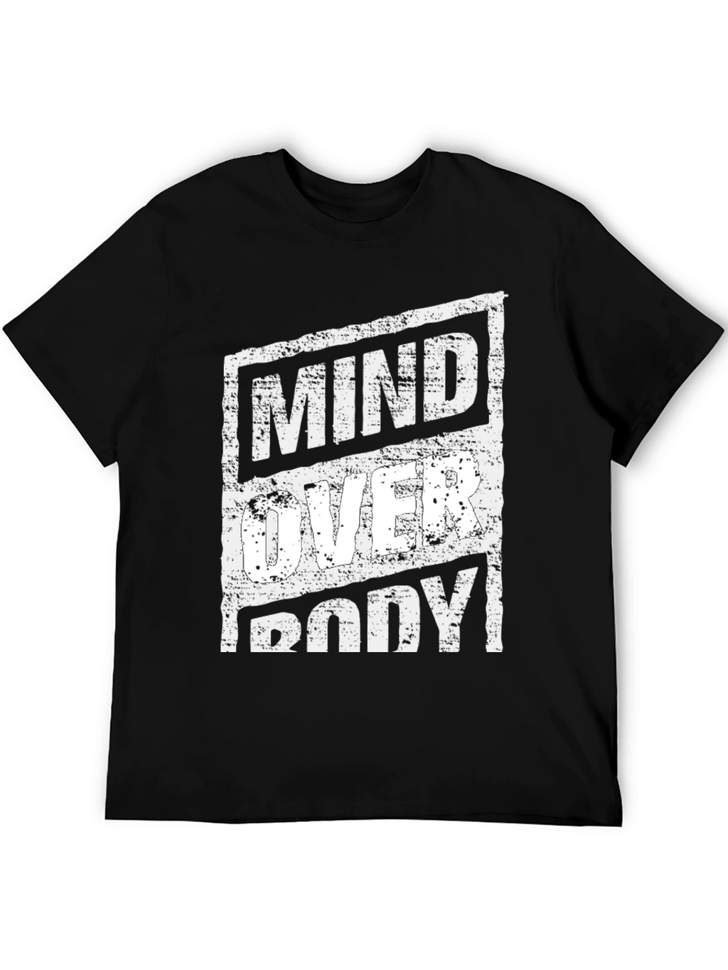 Mind Over Body Graphic Tee - Black
