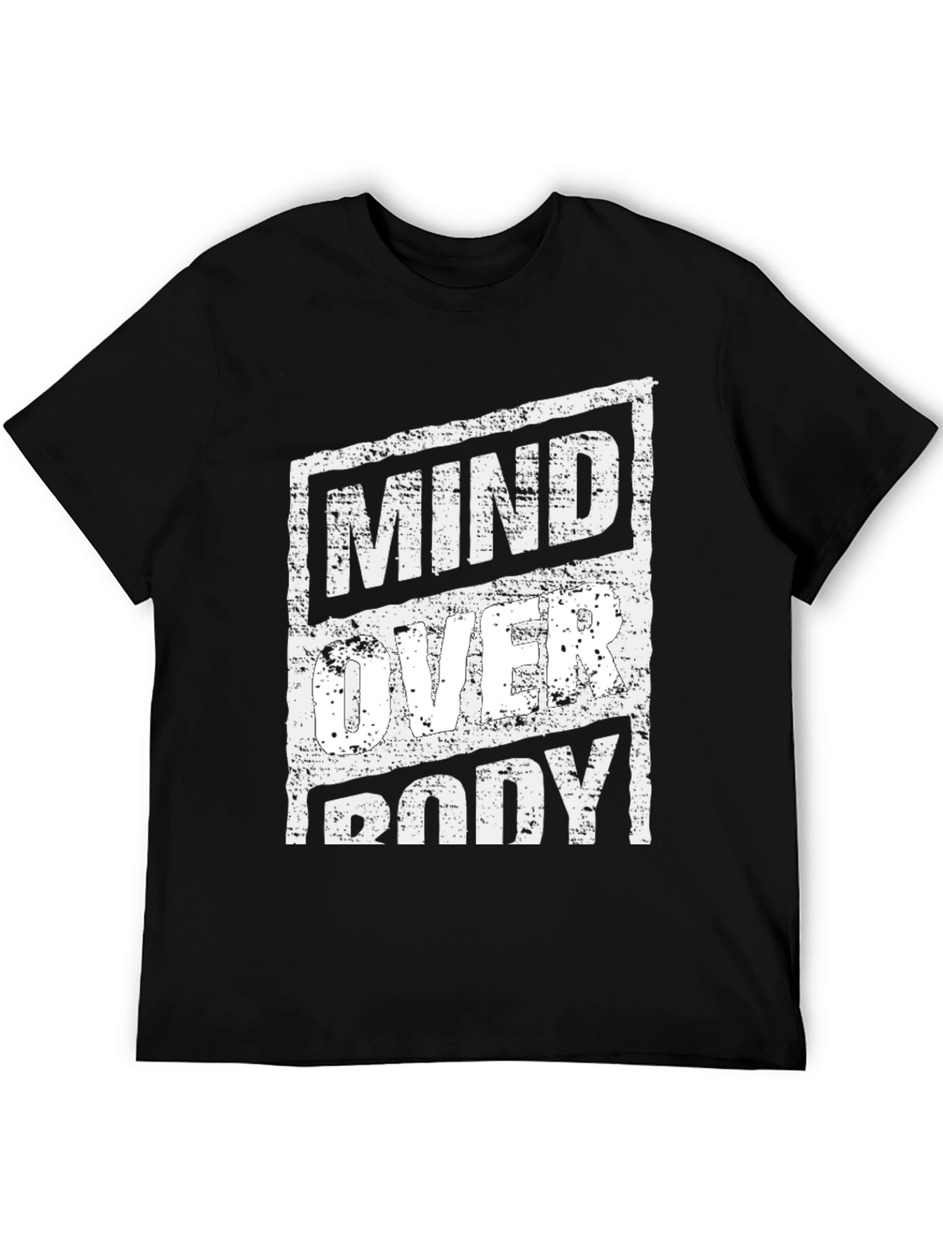 Mind Over Body Graphic Tee - Black