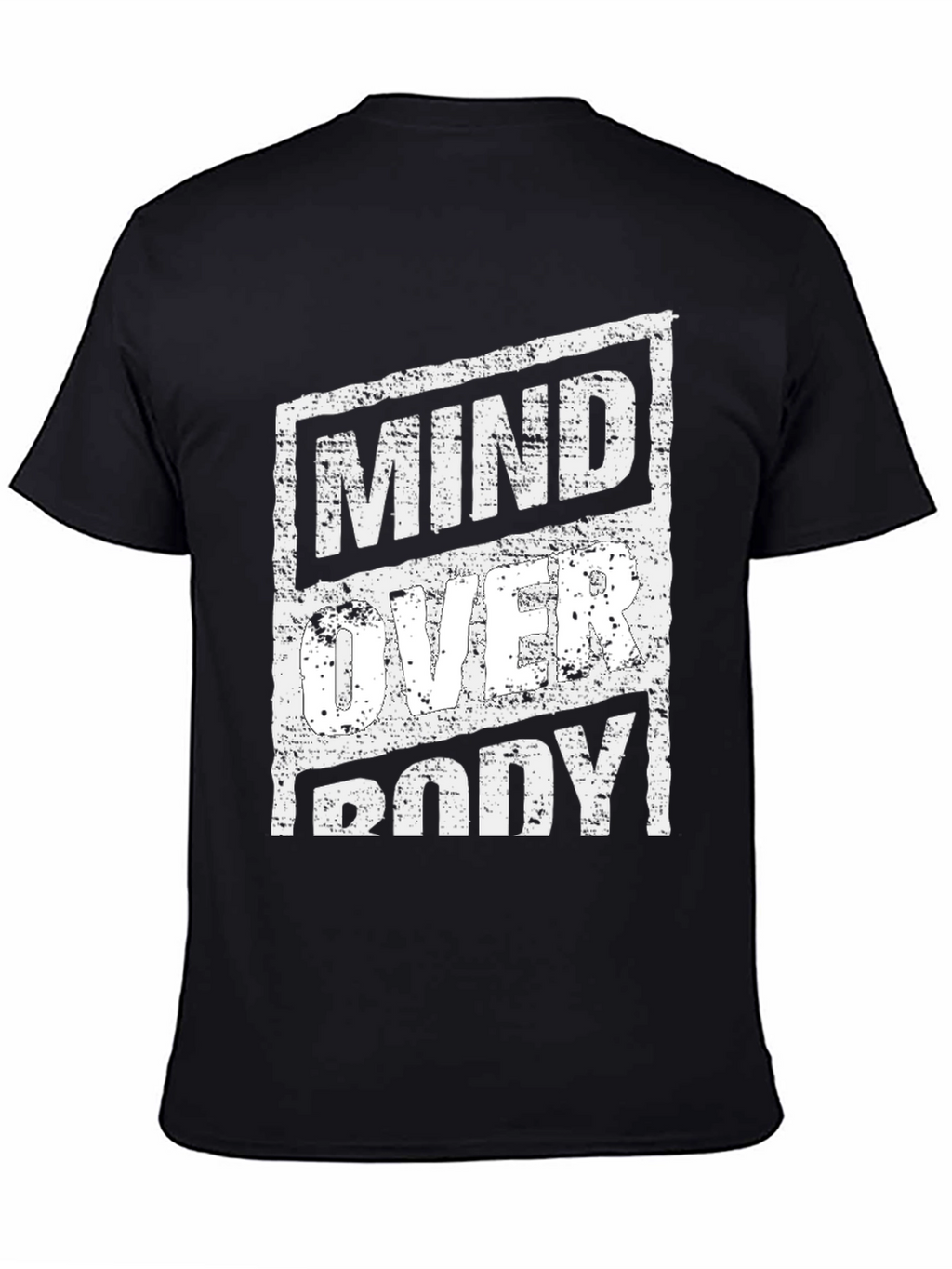 Mind Over Body Graphic Tee - Black