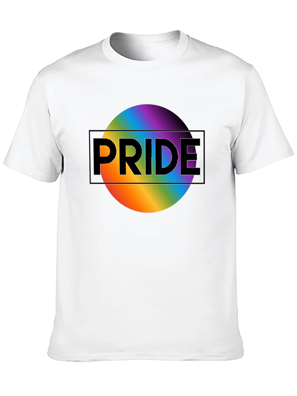 Pride Rainbow Graphic Black T-Shirt