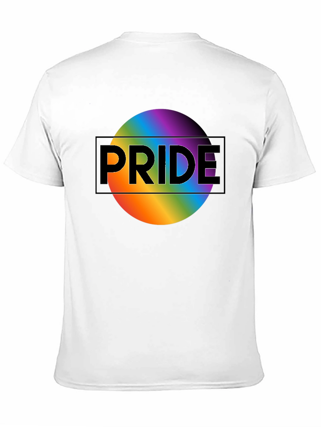 Pride Rainbow Graphic Black T-Shirt