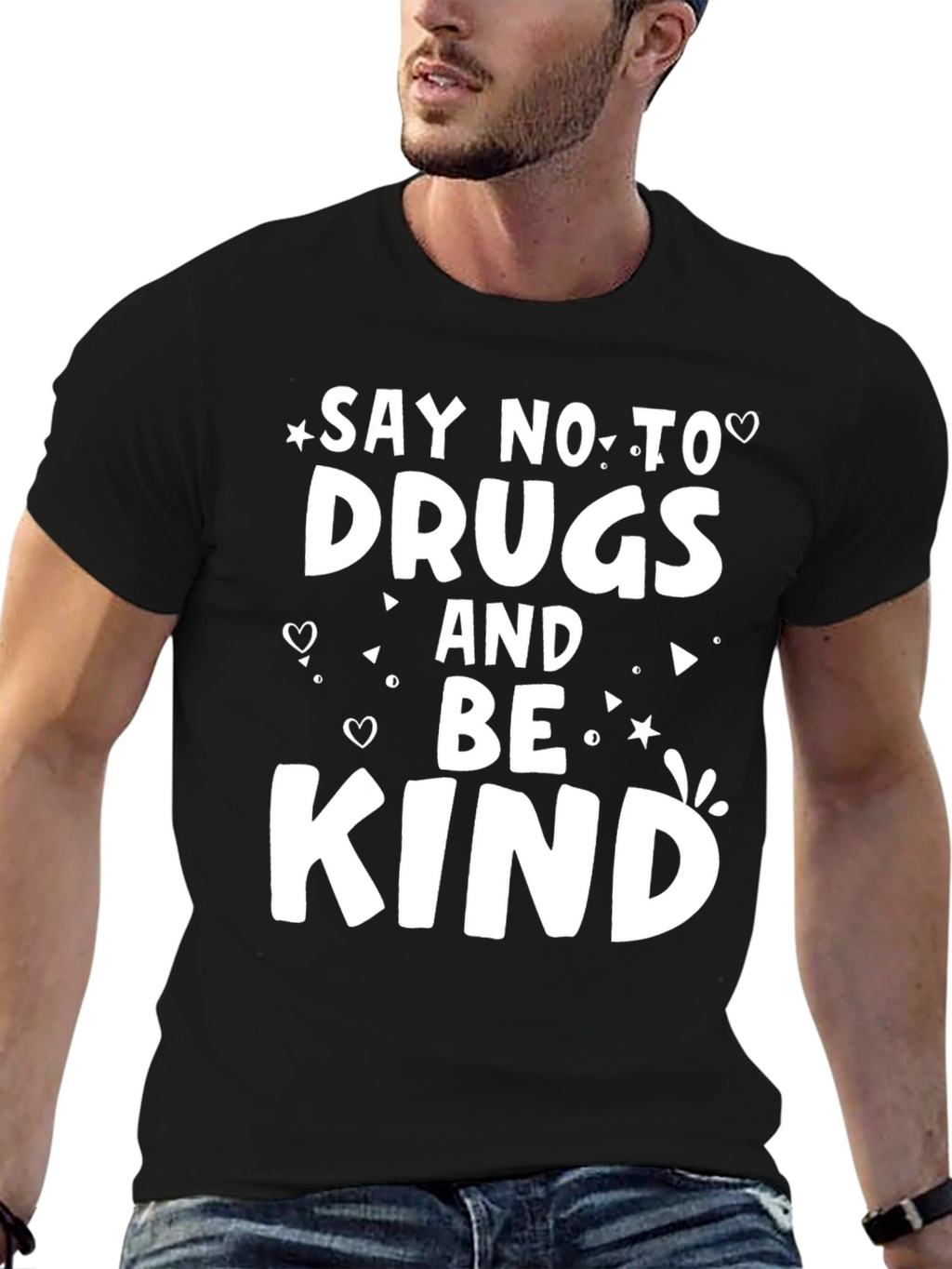 Say No to Drugs Be Kind Graphic Tee
