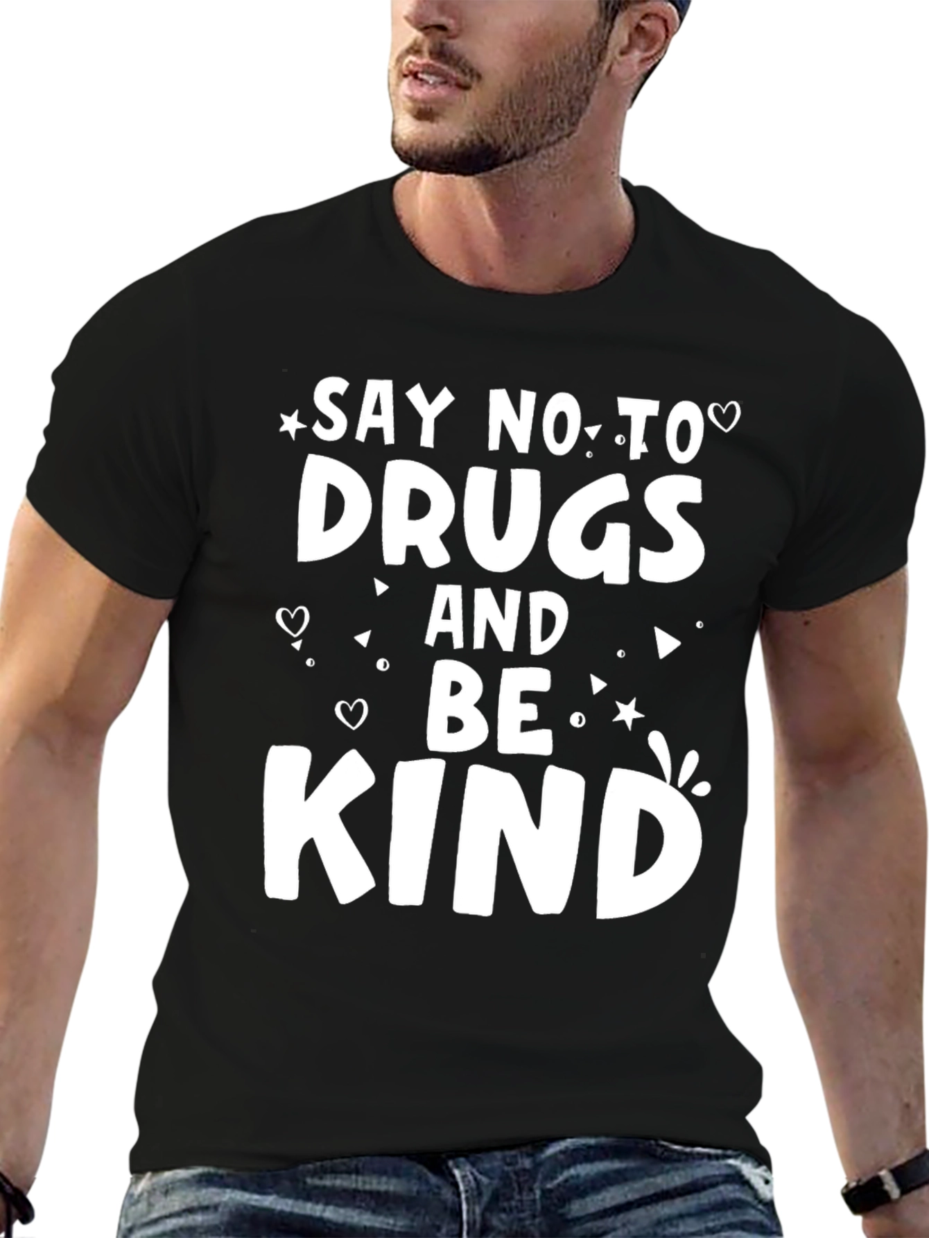 Say No to Drugs Be Kind Graphic Tee