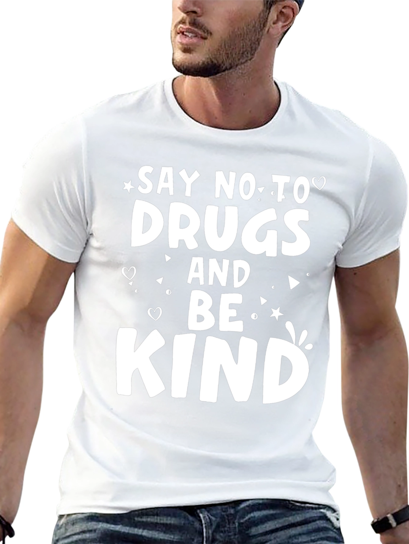 Say No to Drugs Be Kind Graphic Tee