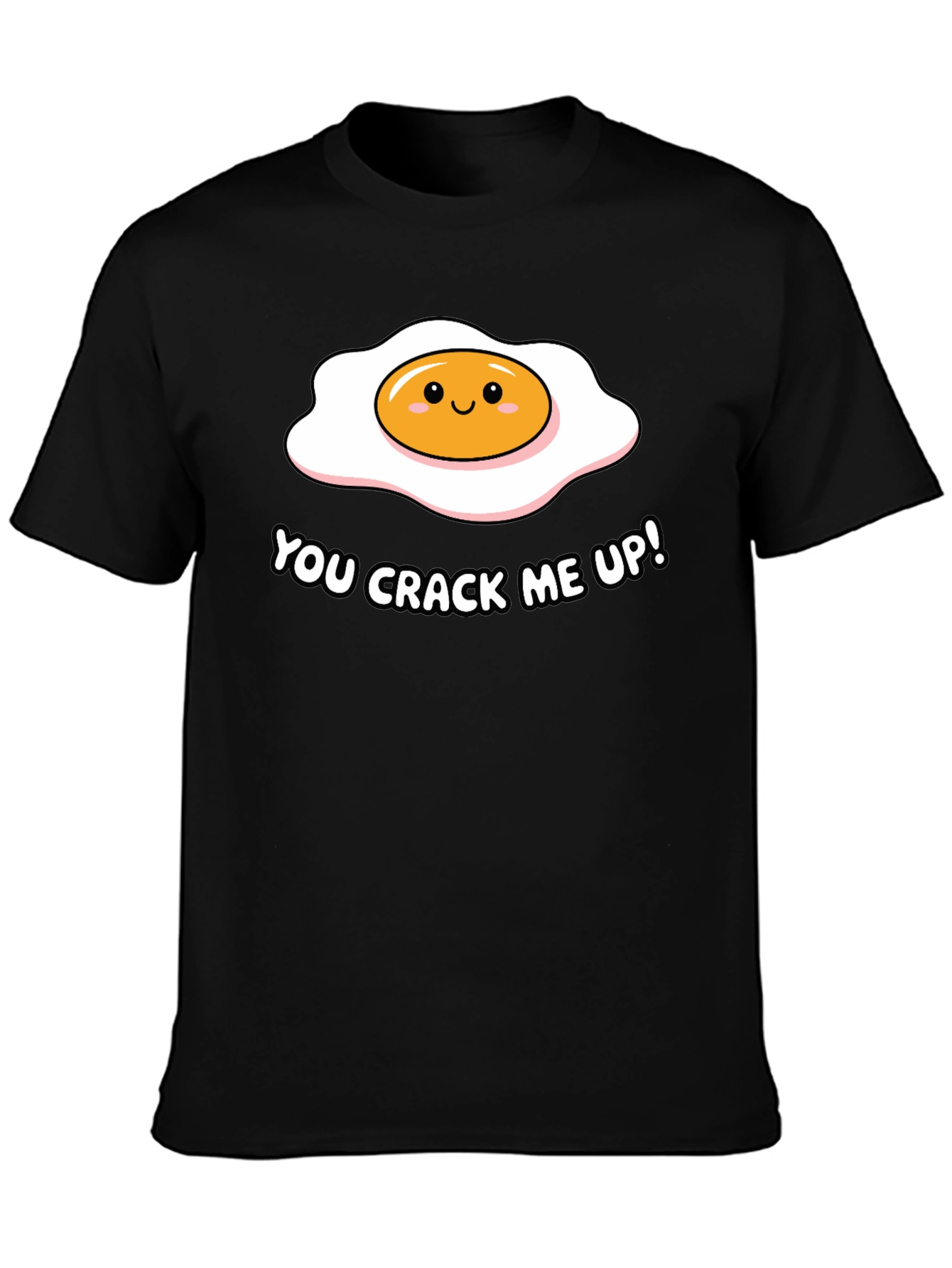 Funny You Crack Me Up Egg Pun T-Shirt