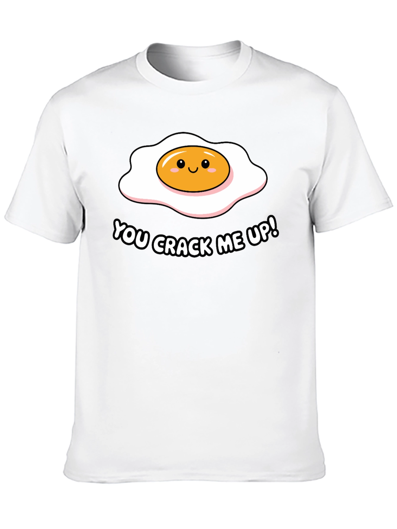 Funny You Crack Me Up Egg Pun T-Shirt