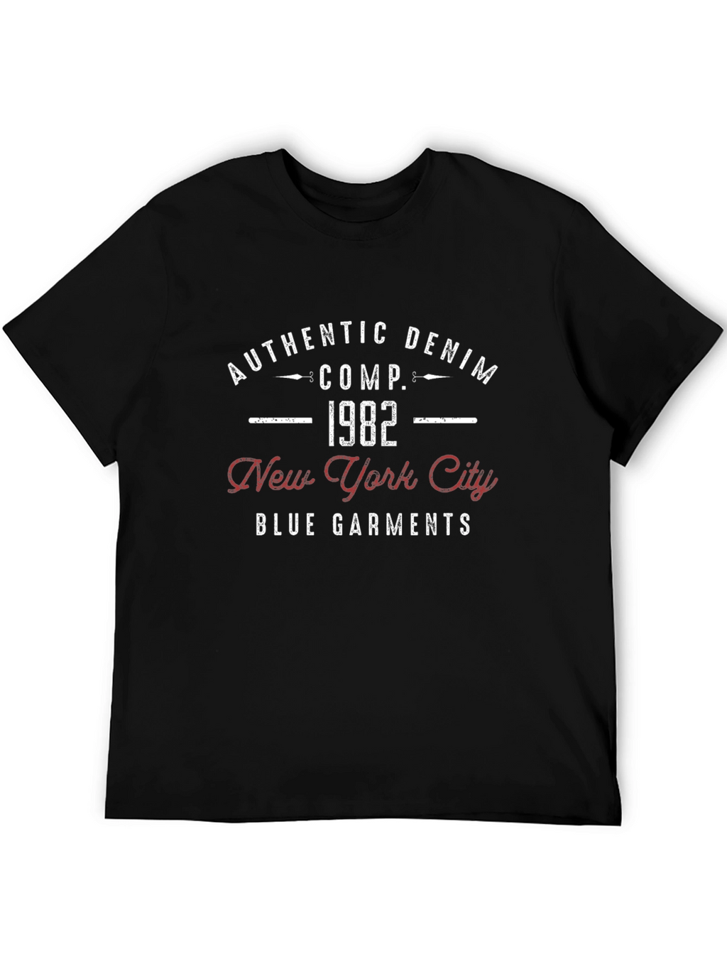 Authentic Denim 1982 New York City Garments T-Shirt