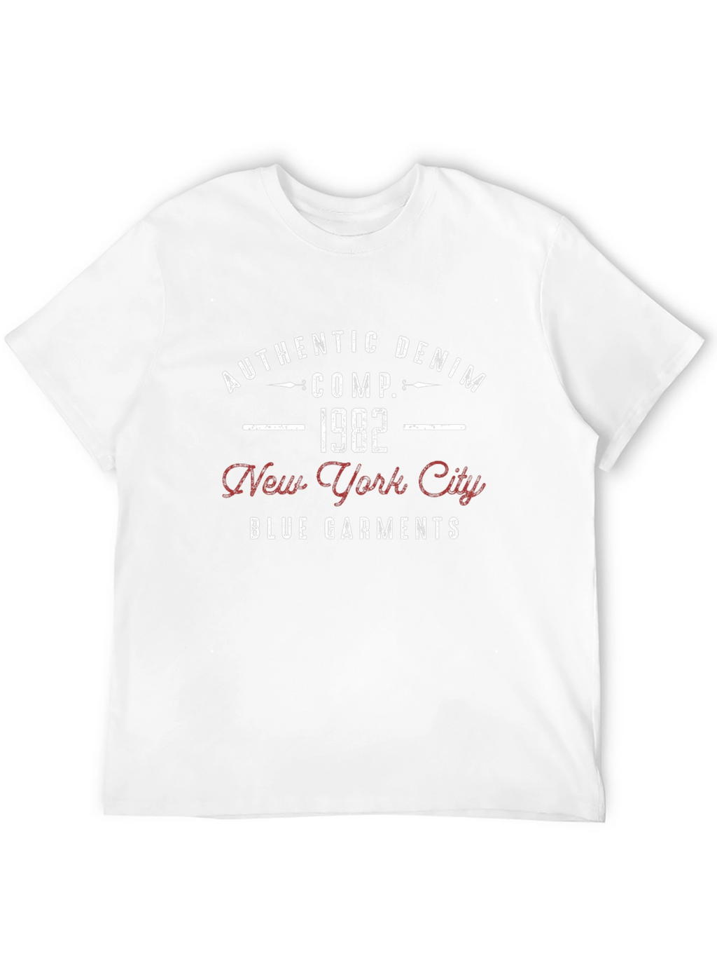 Authentic Denim 1982 New York City Garments T-Shirt