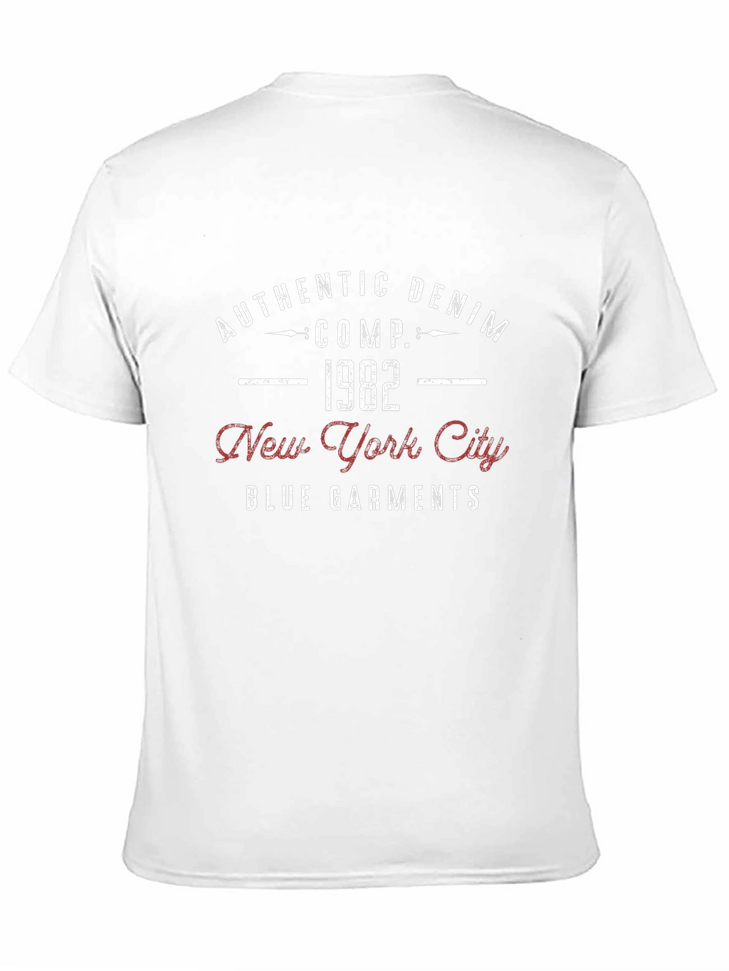 Authentic Denim 1982 New York City Garments T-Shirt