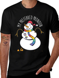 Preferred Pronoun Snowman T-Shirt