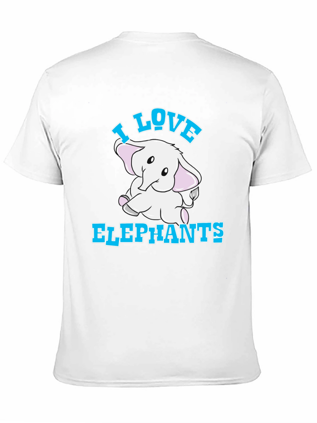 I Love Elephants Graphic T-Shirt