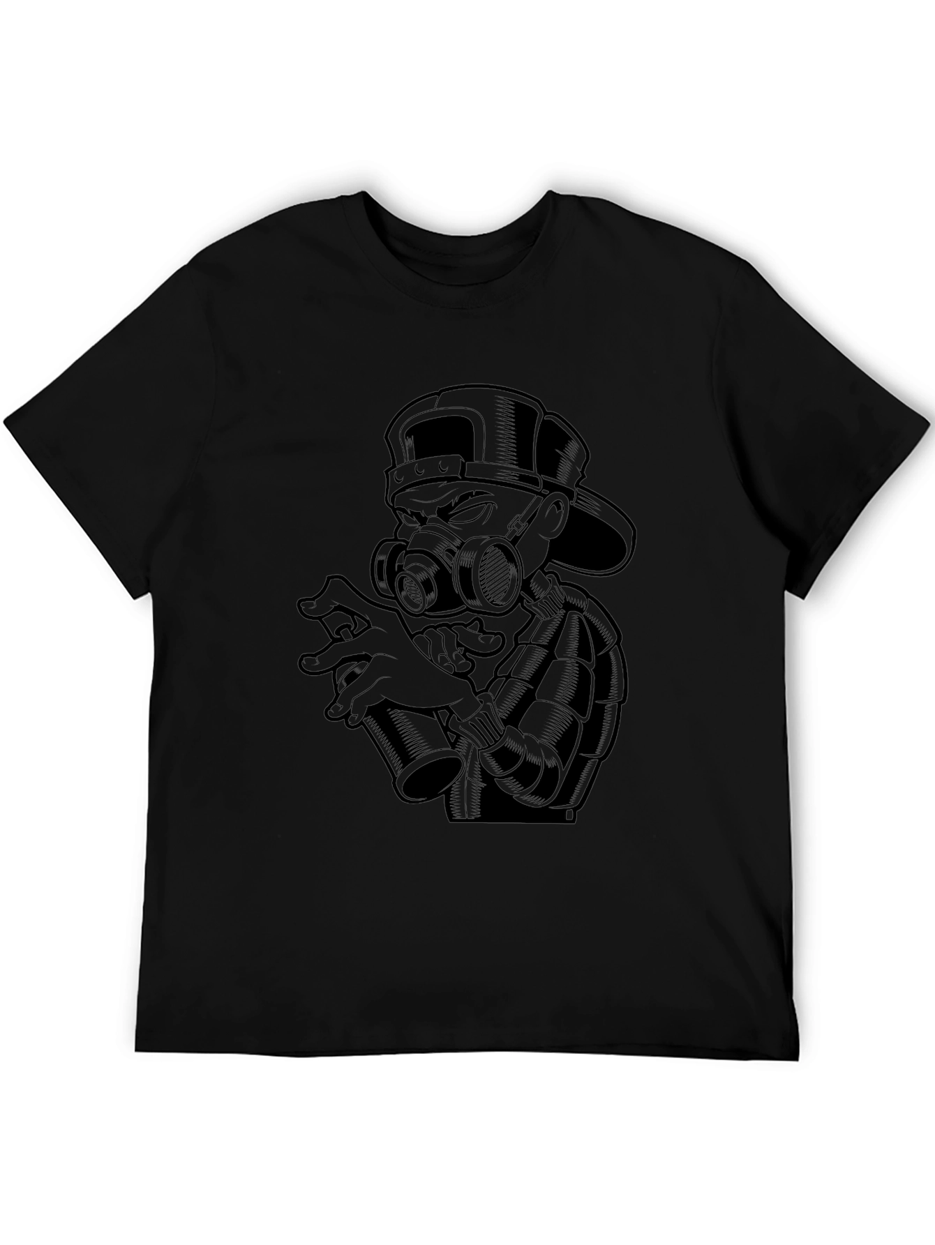 Urban Mens Graphic Tee - Graffiti Artist Design
