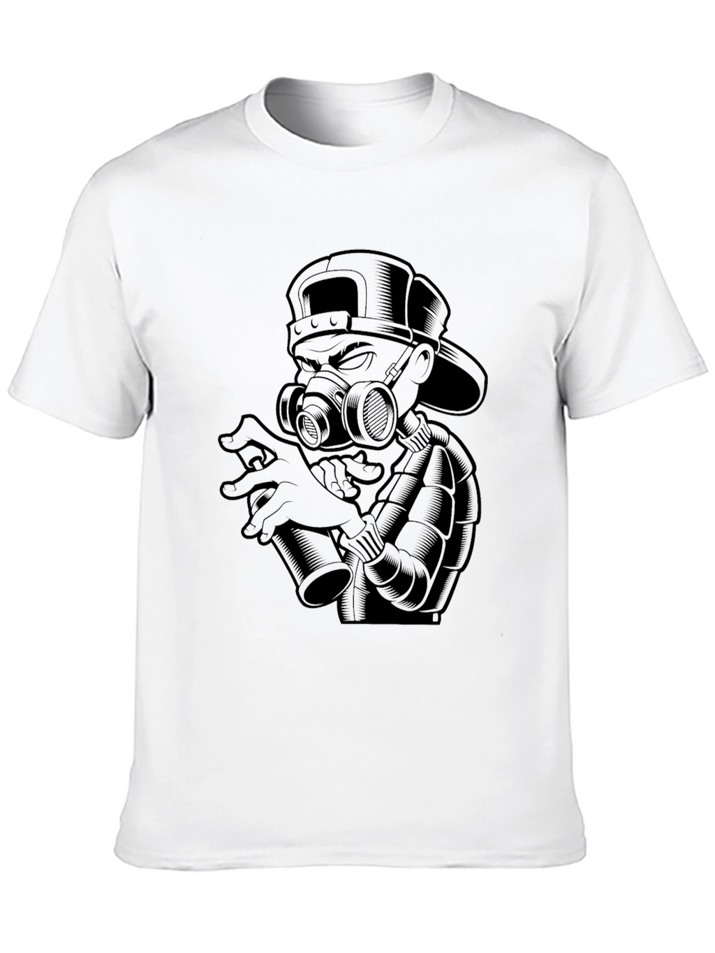 Urban Mens Graphic Tee - Graffiti Artist Design