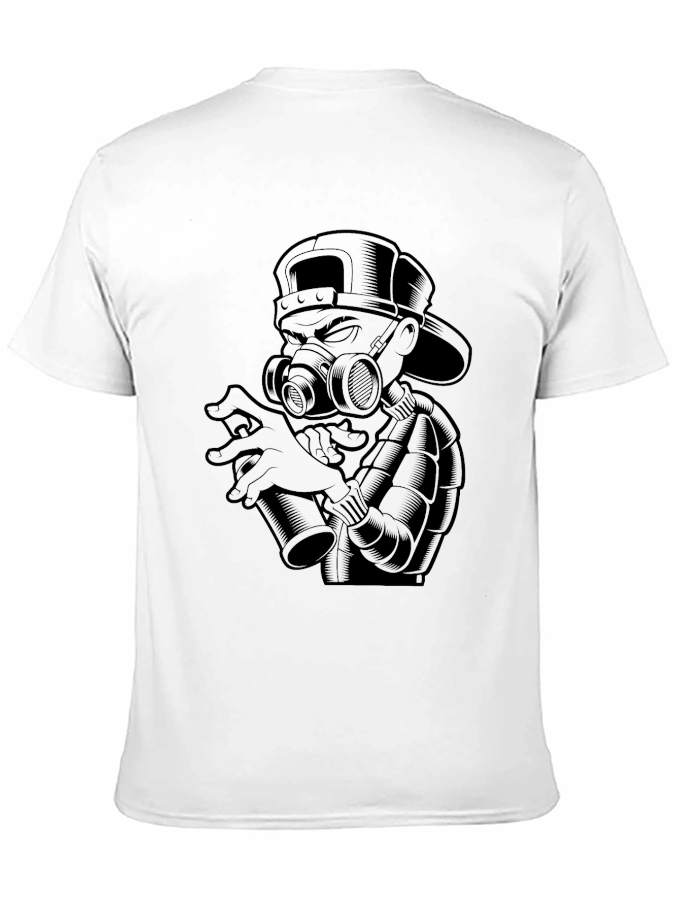 Urban Mens Graphic Tee - Graffiti Artist Design