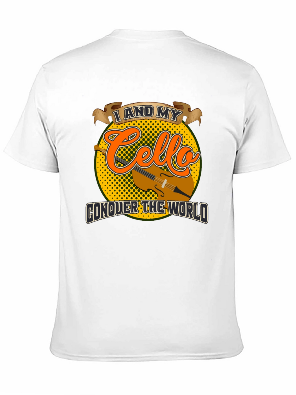 Cello Conquer T-Shirt: Musician Graphic Tee