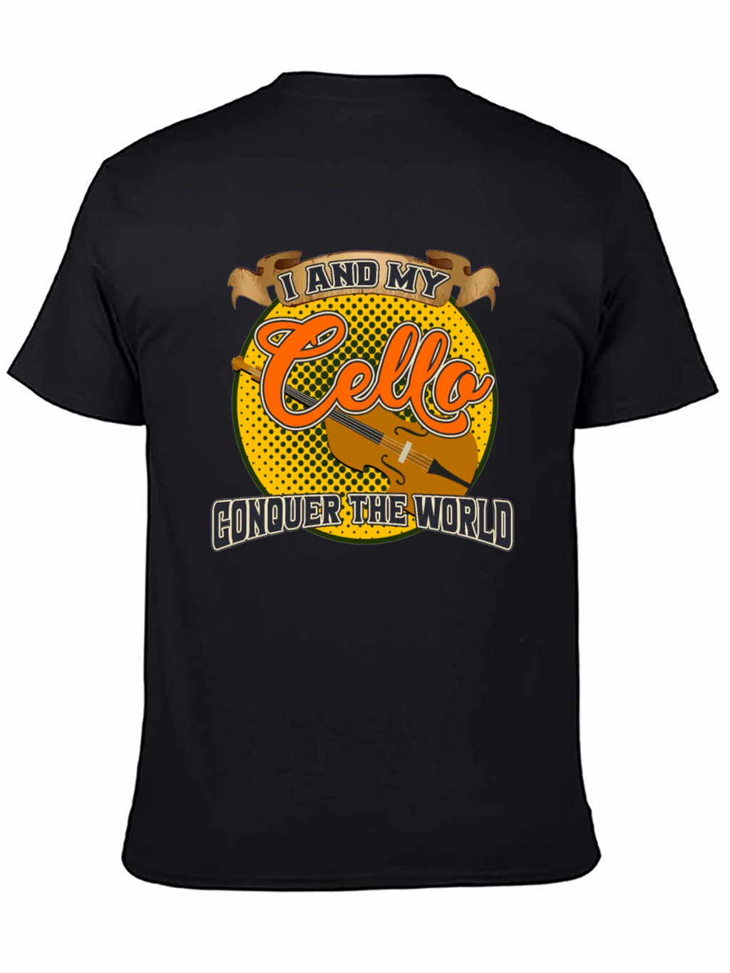 Cello Conquer T-Shirt: Musician Graphic Tee