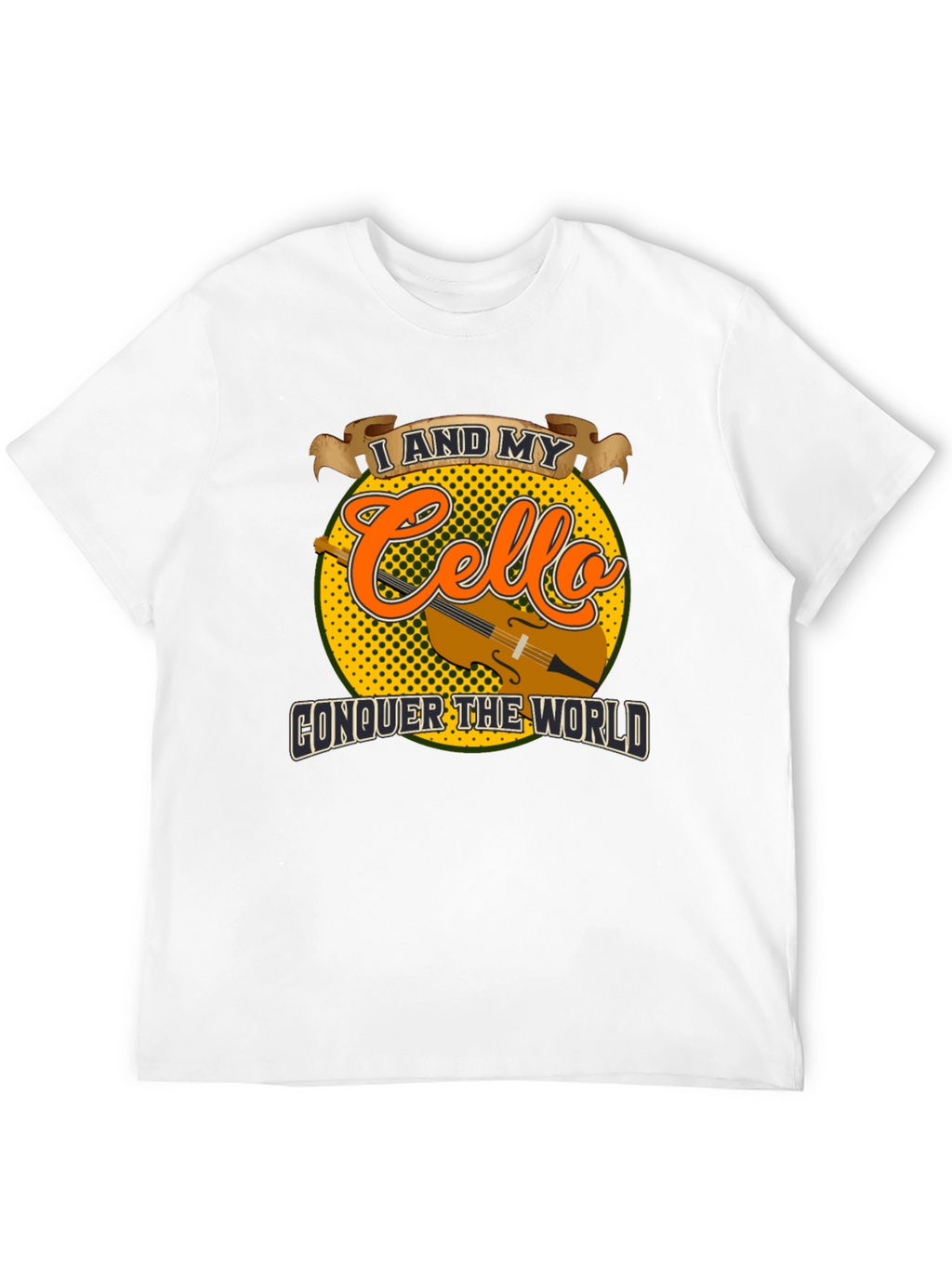 Cello Conquer T-Shirt: Musician Graphic Tee