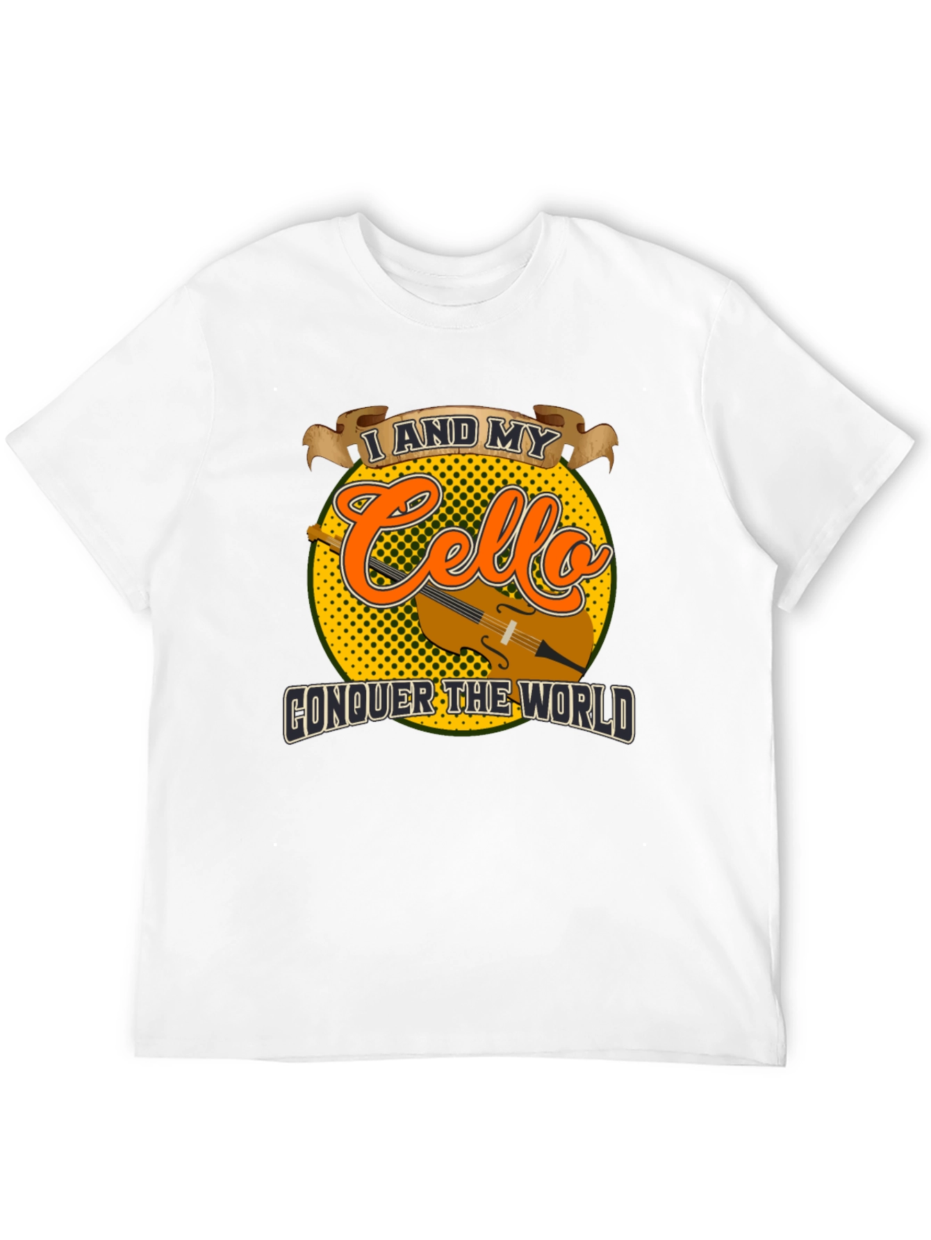 Cello Conquer T-Shirt: Musician Graphic Tee