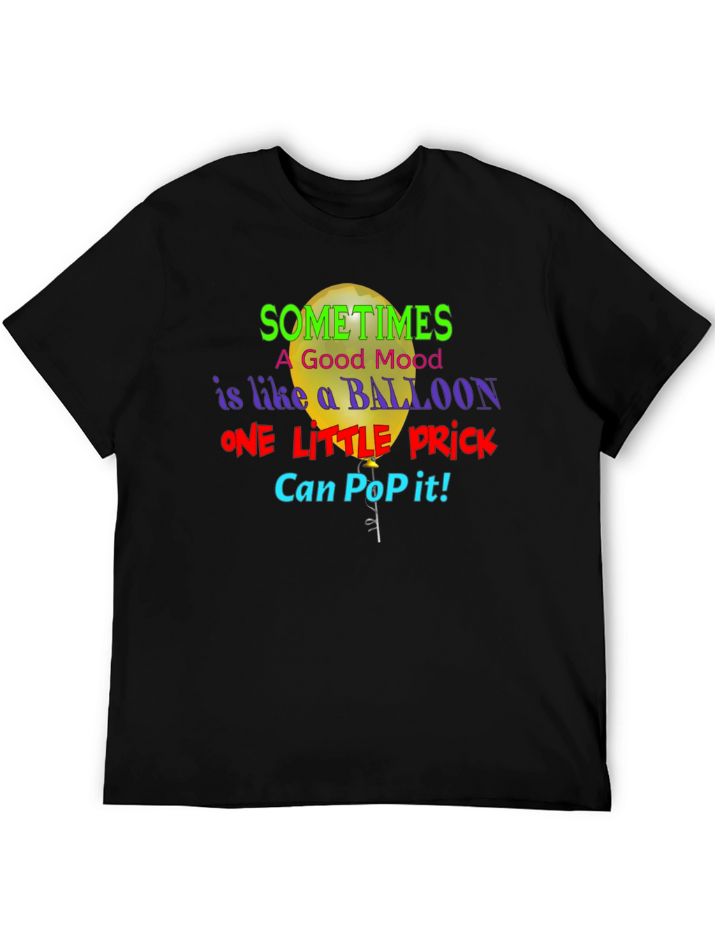 Sometimes a Good Mood Balloon Graphic Tee
