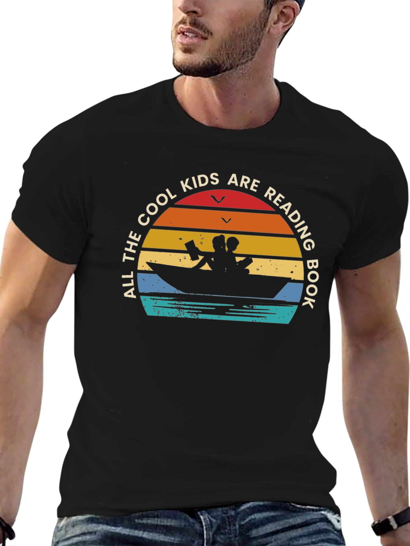 Cool Kids Reading Book T-Shirt