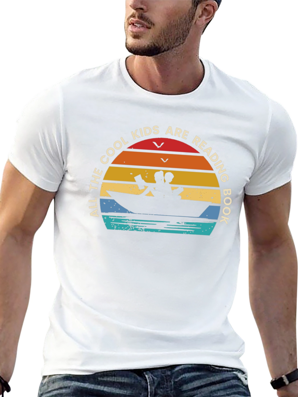 Cool Kids Reading Book T-Shirt