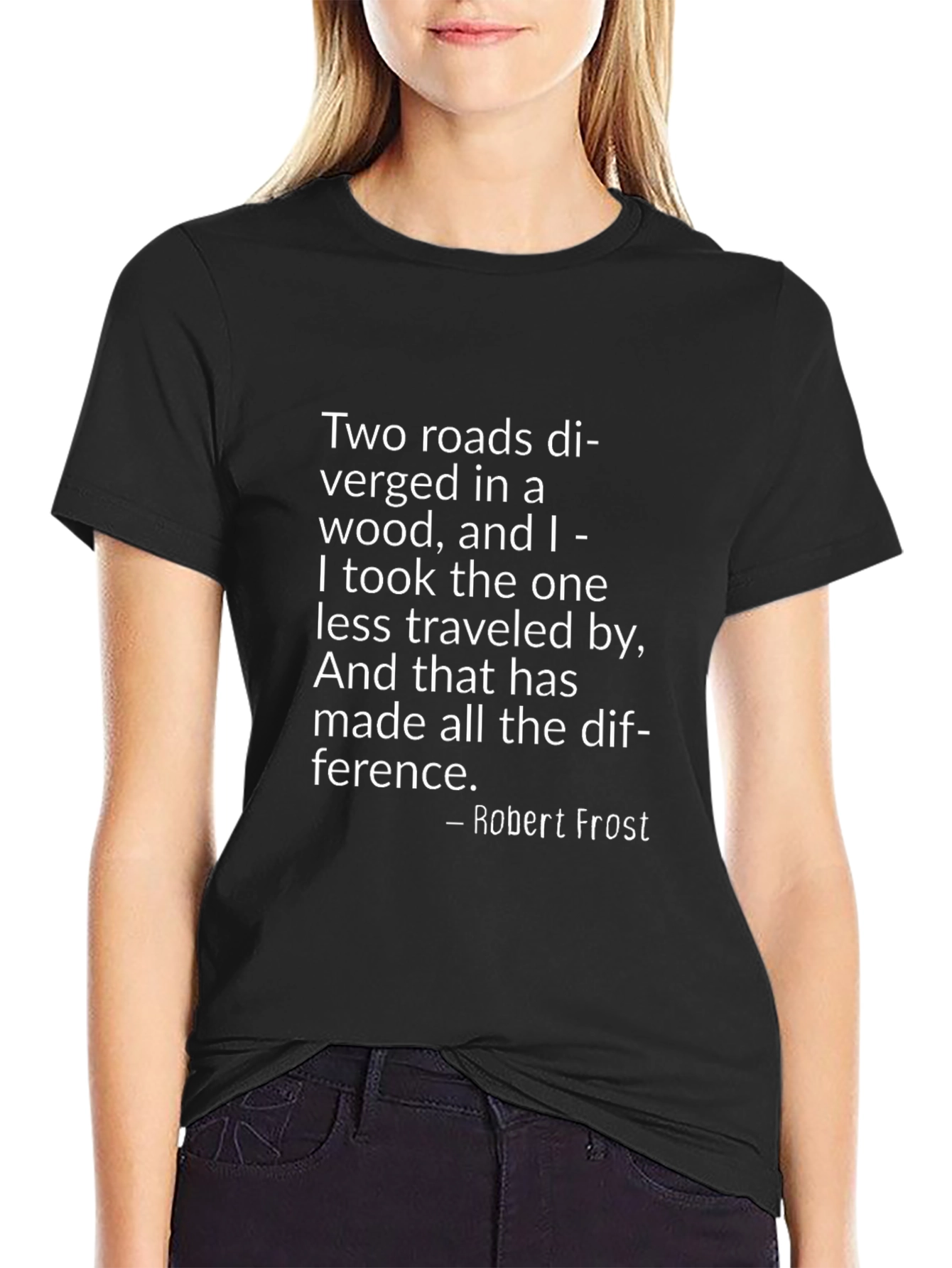 Robert Frost T-Shirt - The Road Not Taken Tee