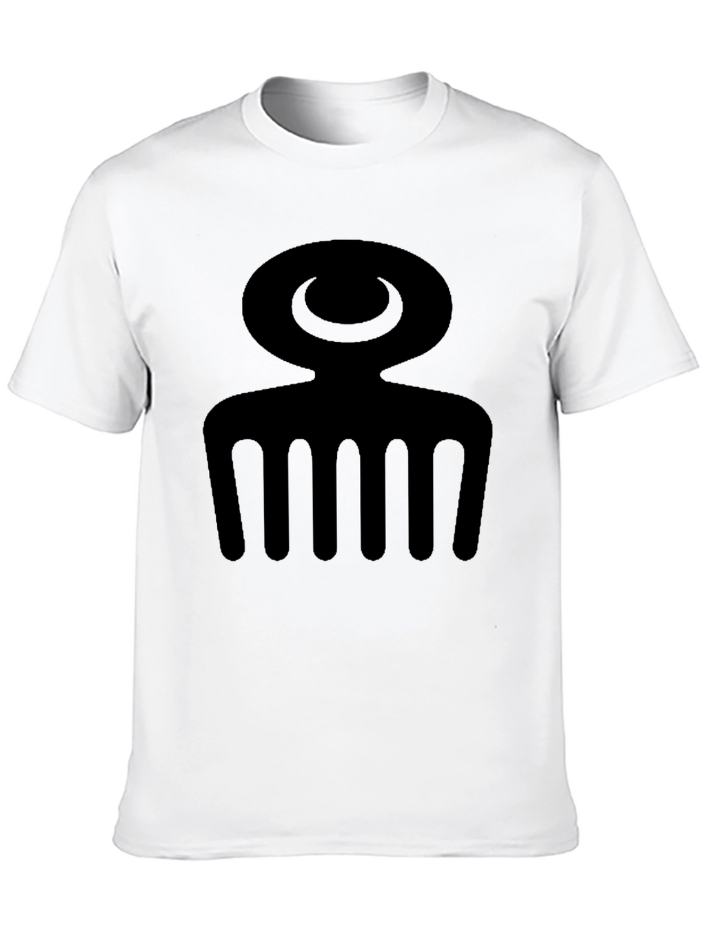 Black Adinkra Symbol T-Shirt