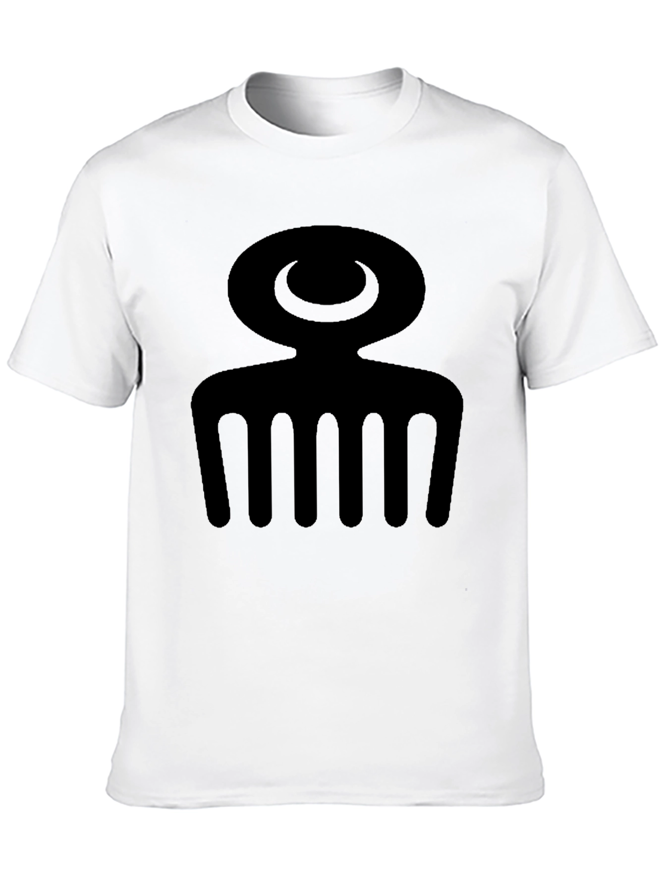 Black Adinkra Symbol T-Shirt