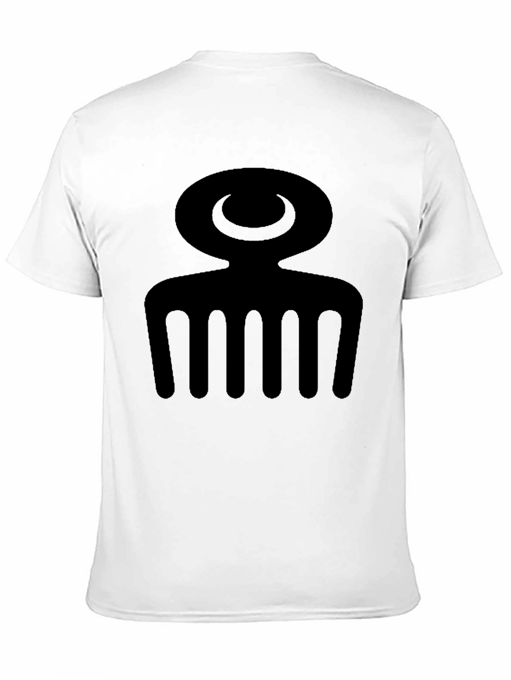 Black Adinkra Symbol T-Shirt
