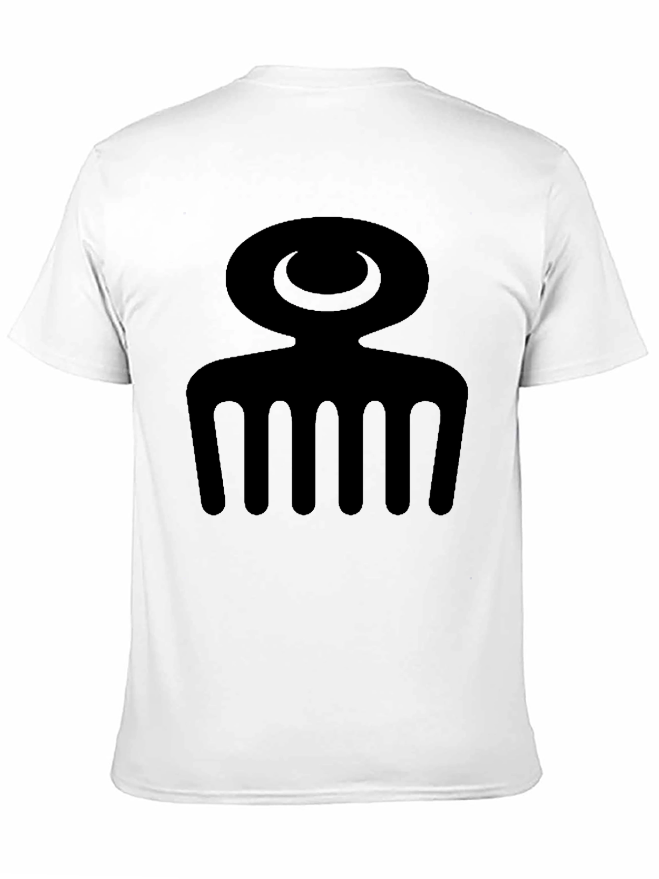 Black Adinkra Symbol T-Shirt