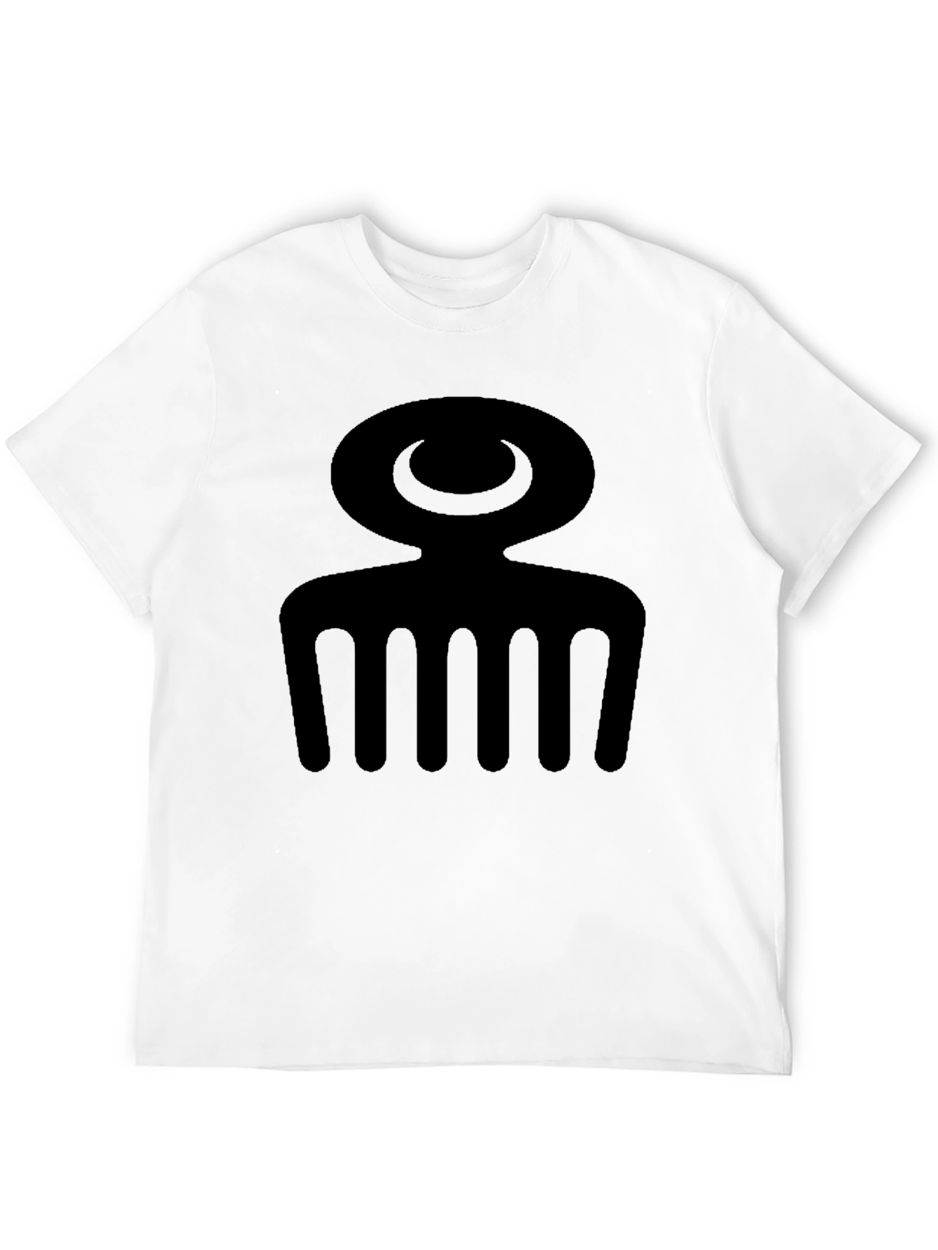 Black Adinkra Symbol T-Shirt