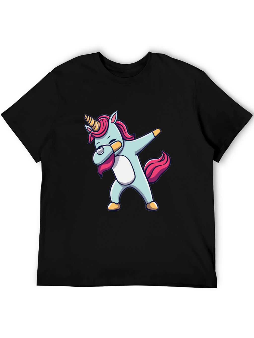 Unicorn Dab Black T-Shirt