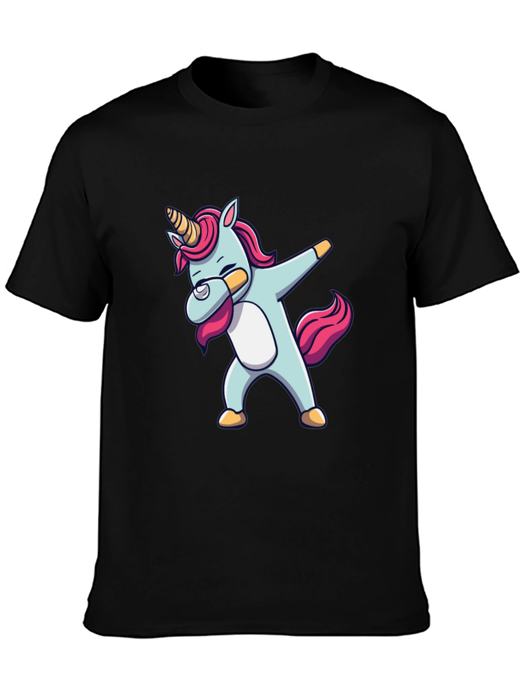 Unicorn Dab Black T-Shirt