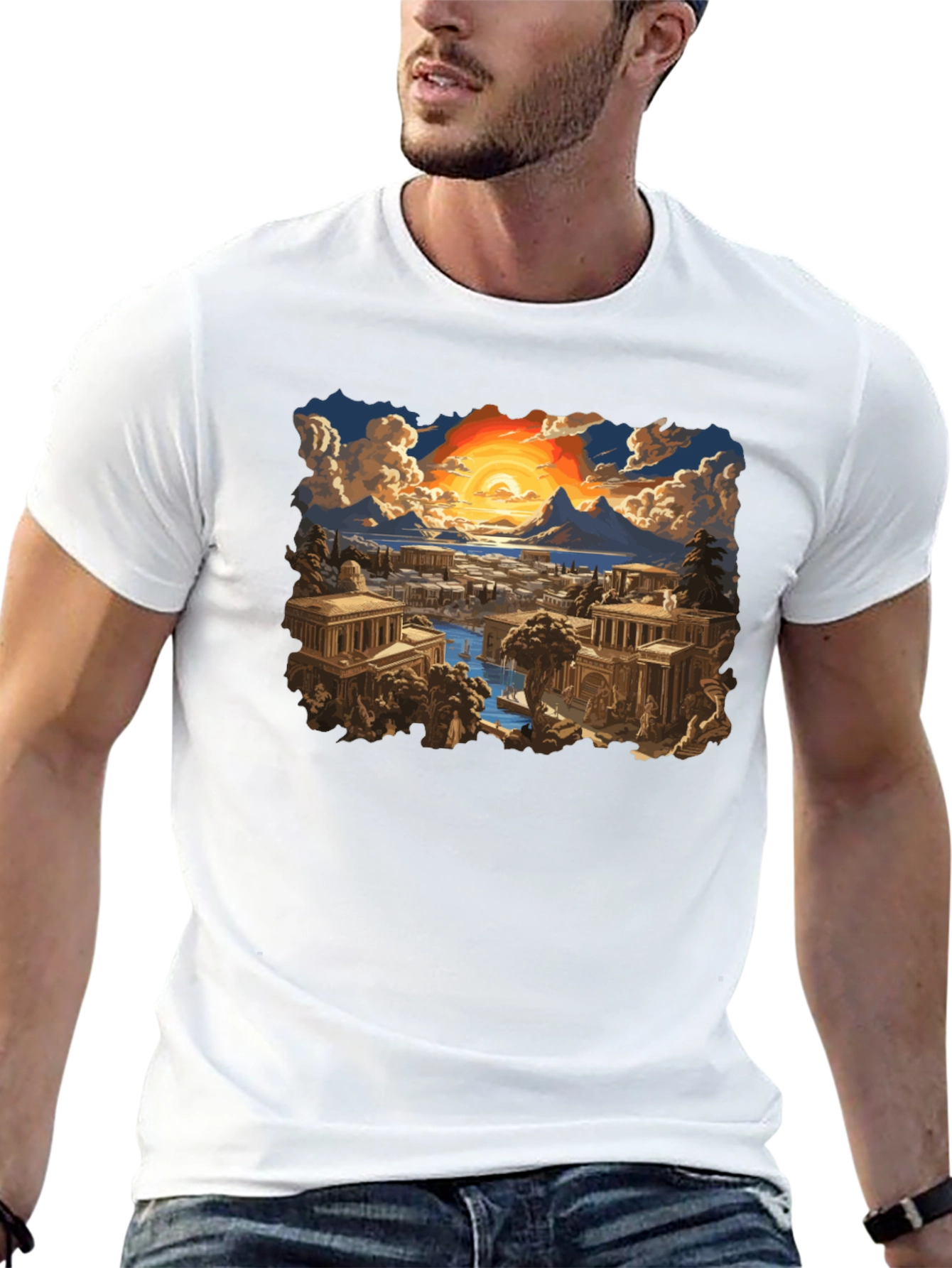 Greek Sunset Tee