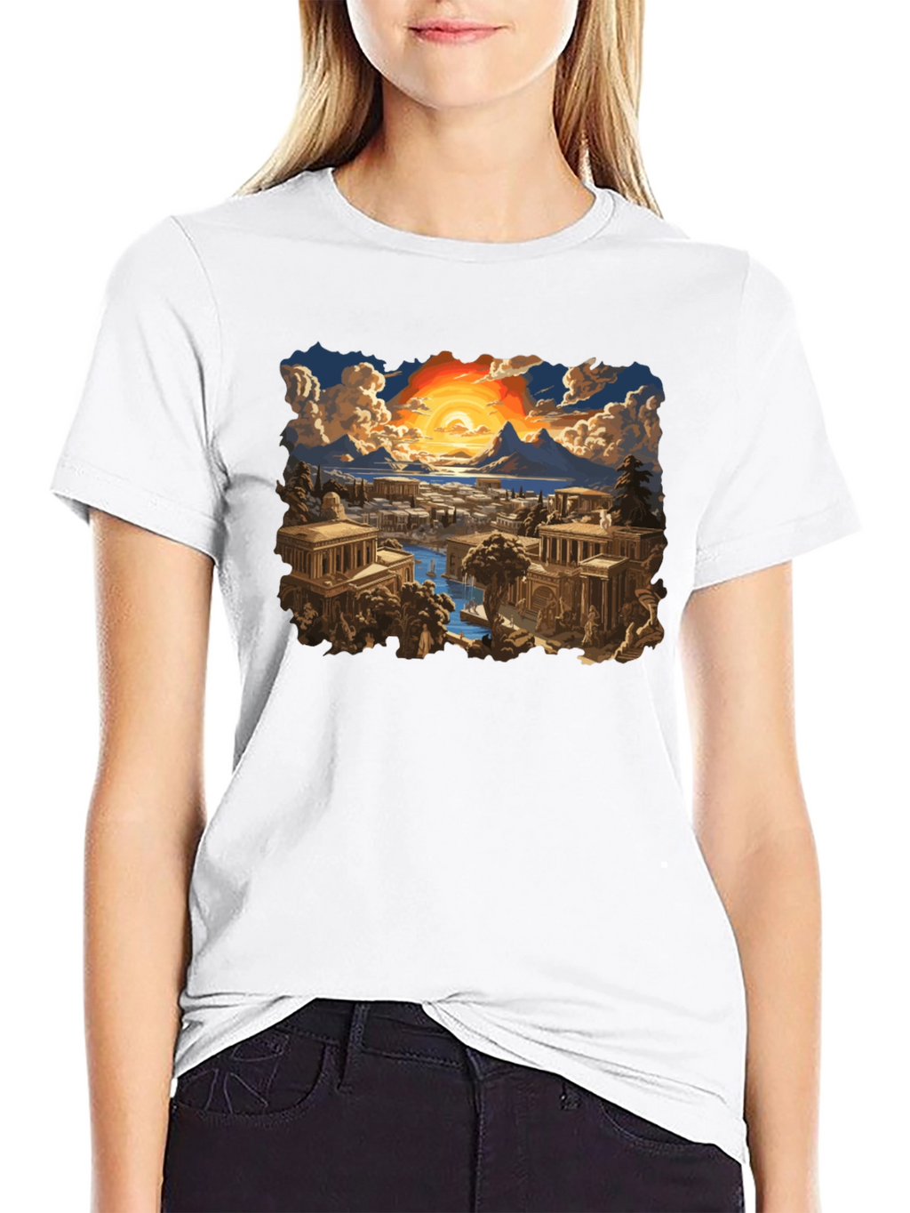 Greek Sunset Tee