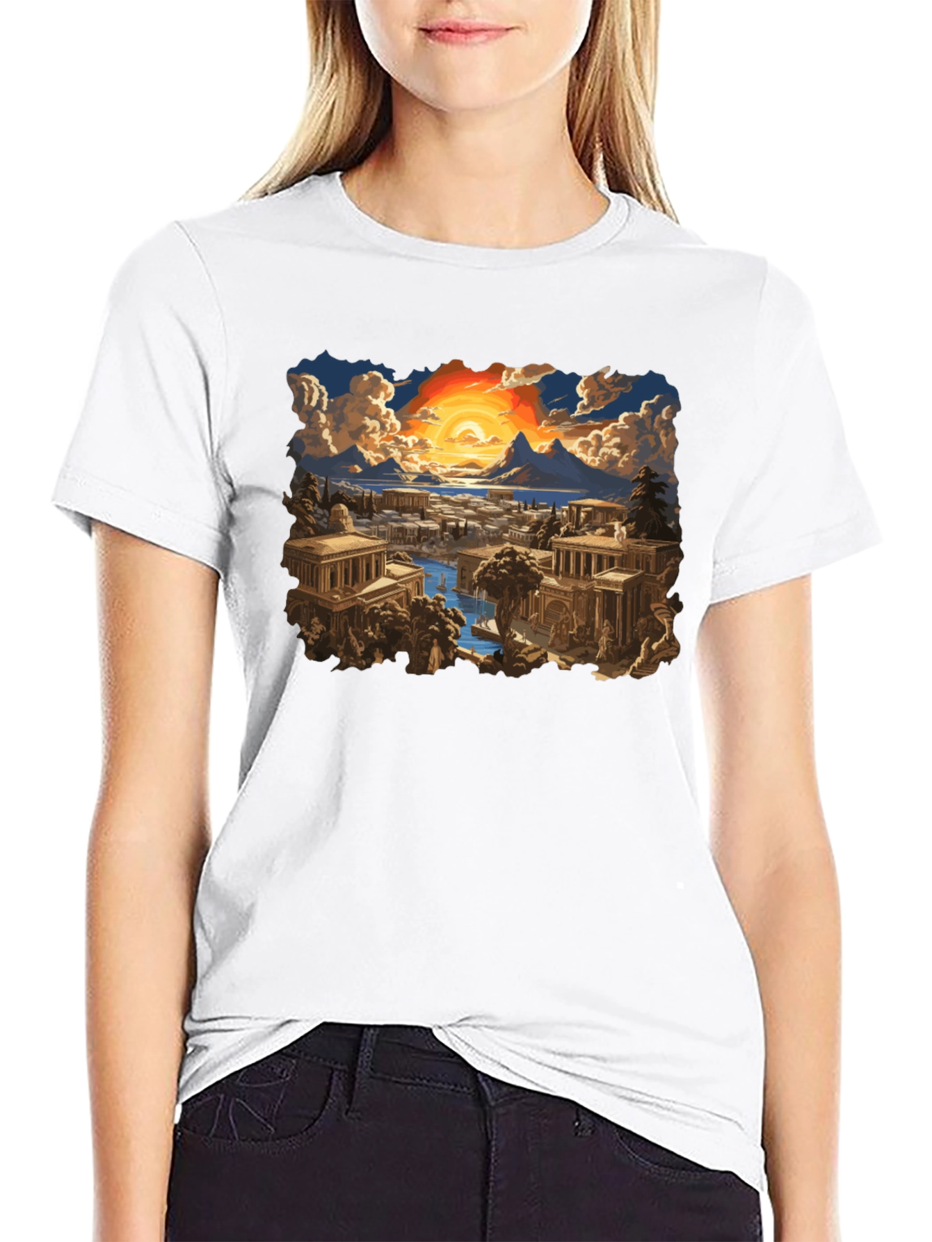 Greek Sunset Tee