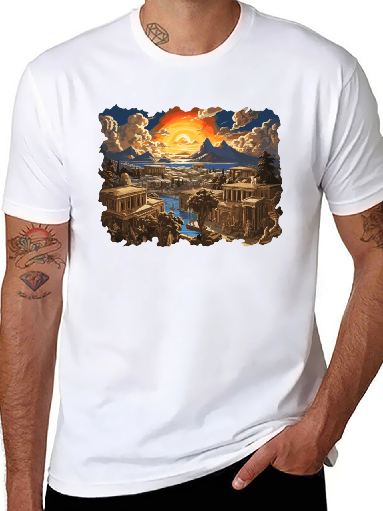 Greek Sunset Tee