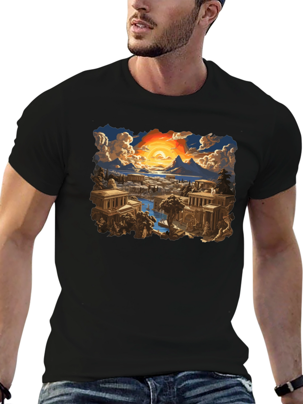 Greek Sunset Tee