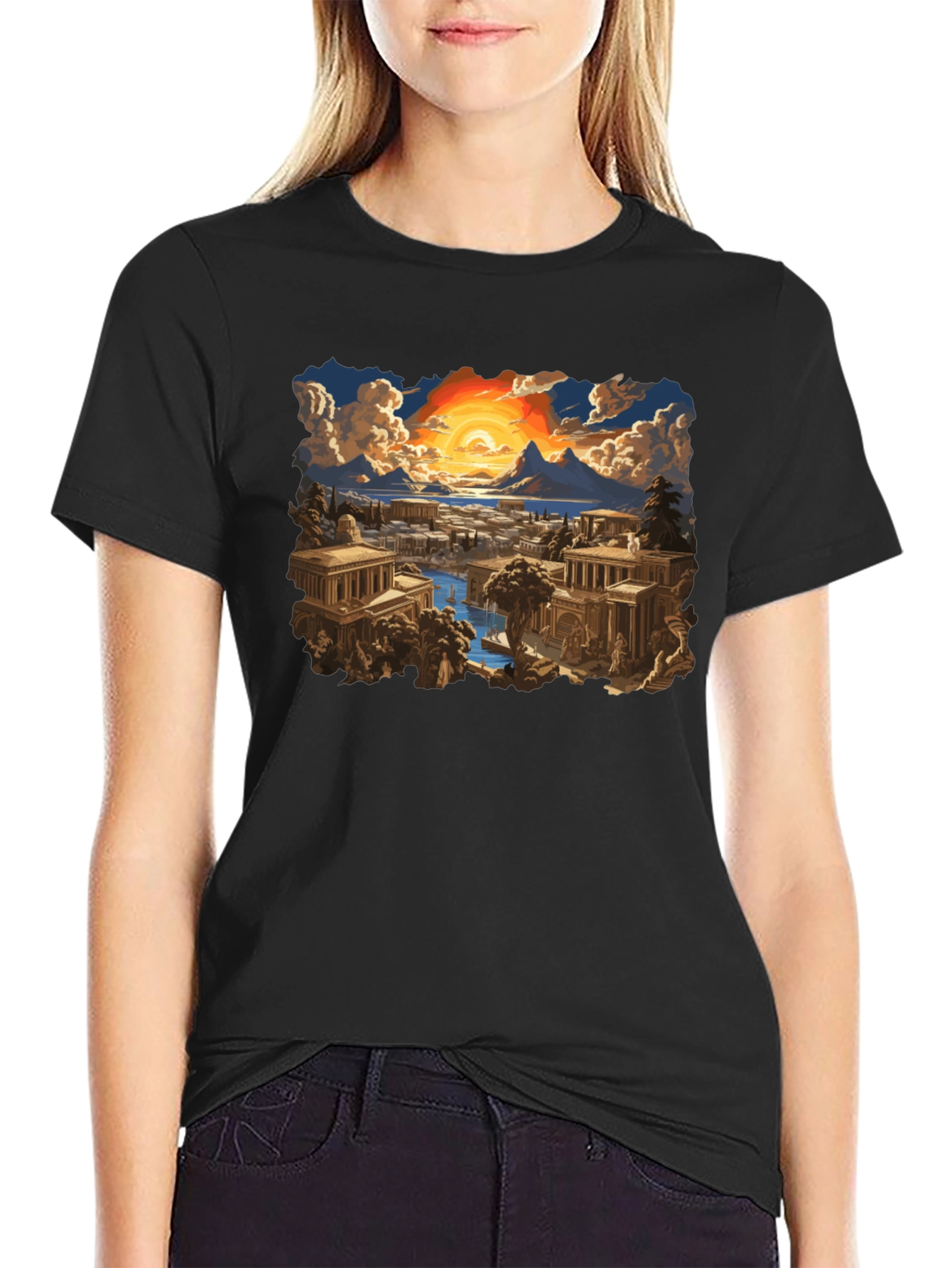 Greek Sunset Tee