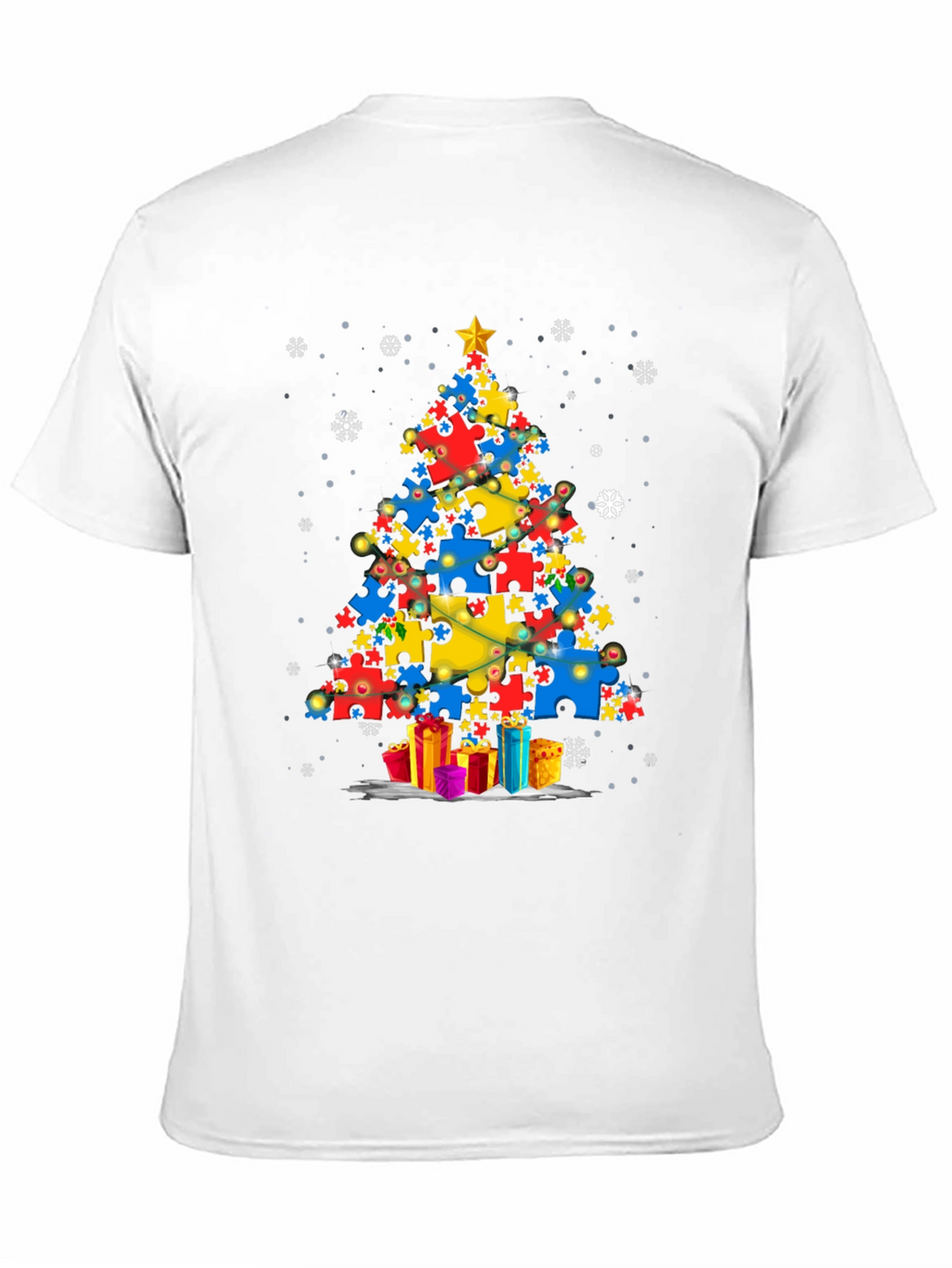 Autism Awareness Christmas Tree T-Shirt