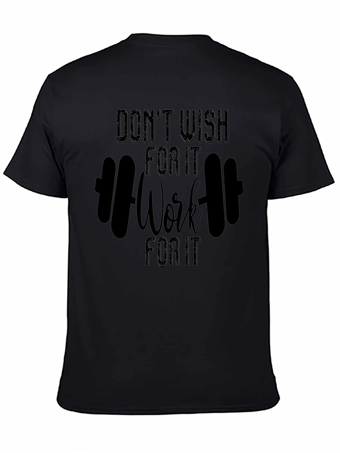 Work For It Graphic Tee - Motivational Fitness Shirt