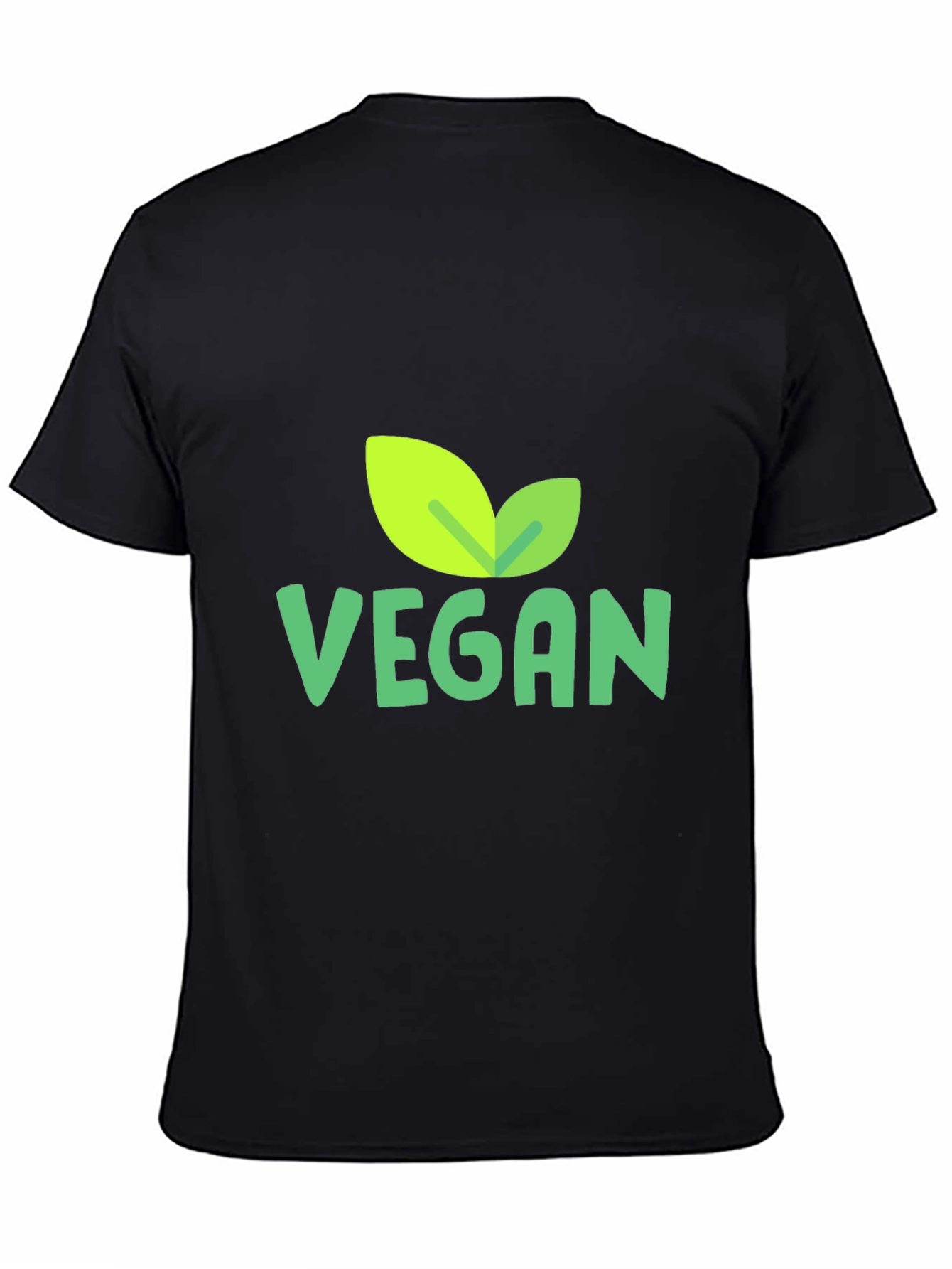 Vegan Leaf Graphic T-Shirt