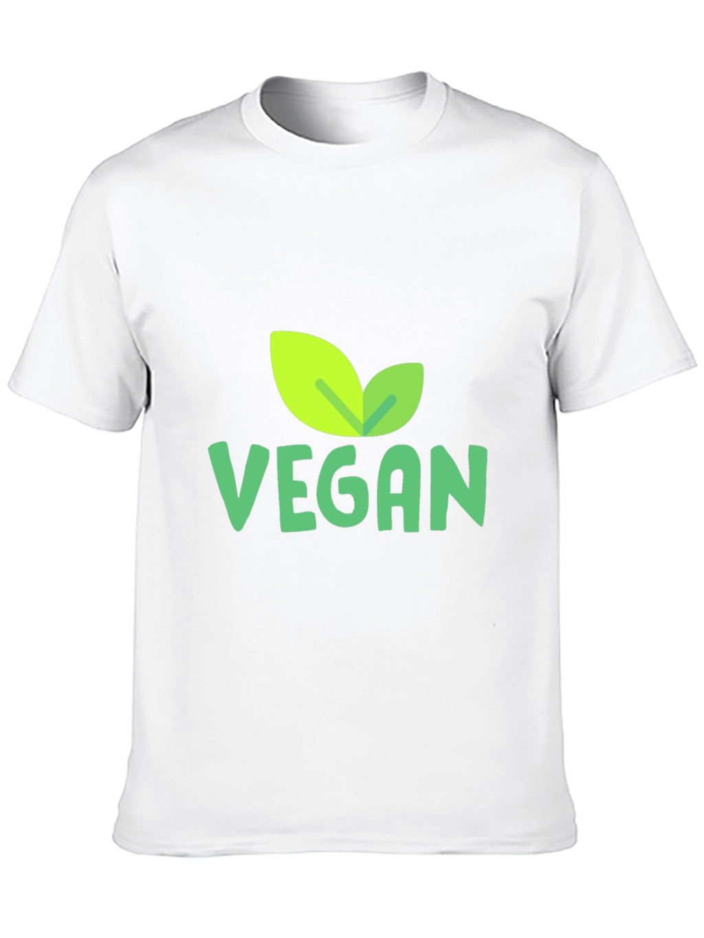 Vegan Leaf Graphic T-Shirt