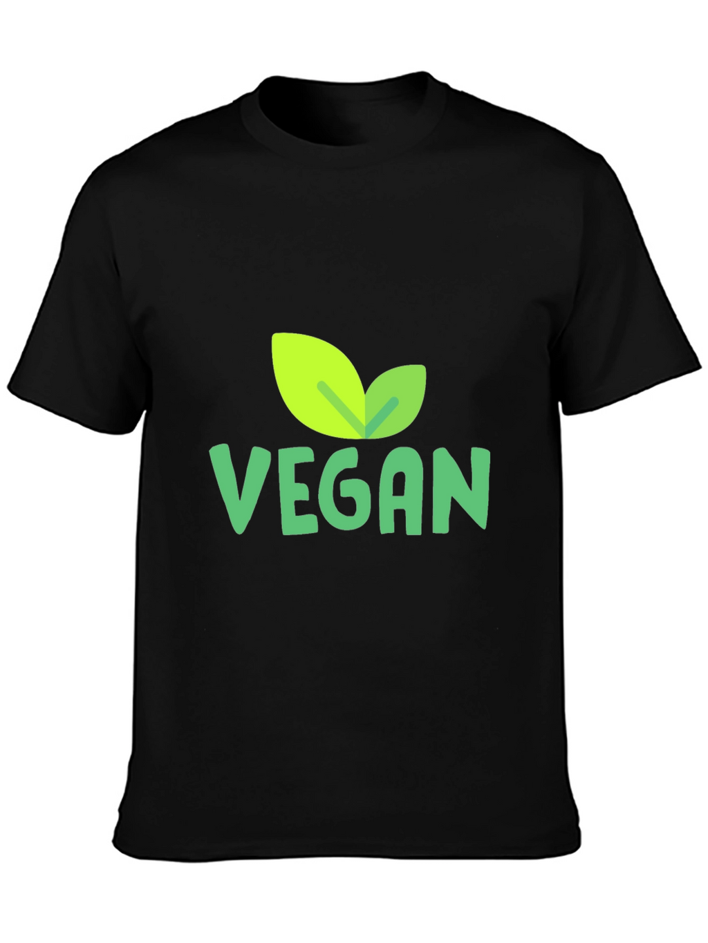 Vegan Leaf Graphic T-Shirt