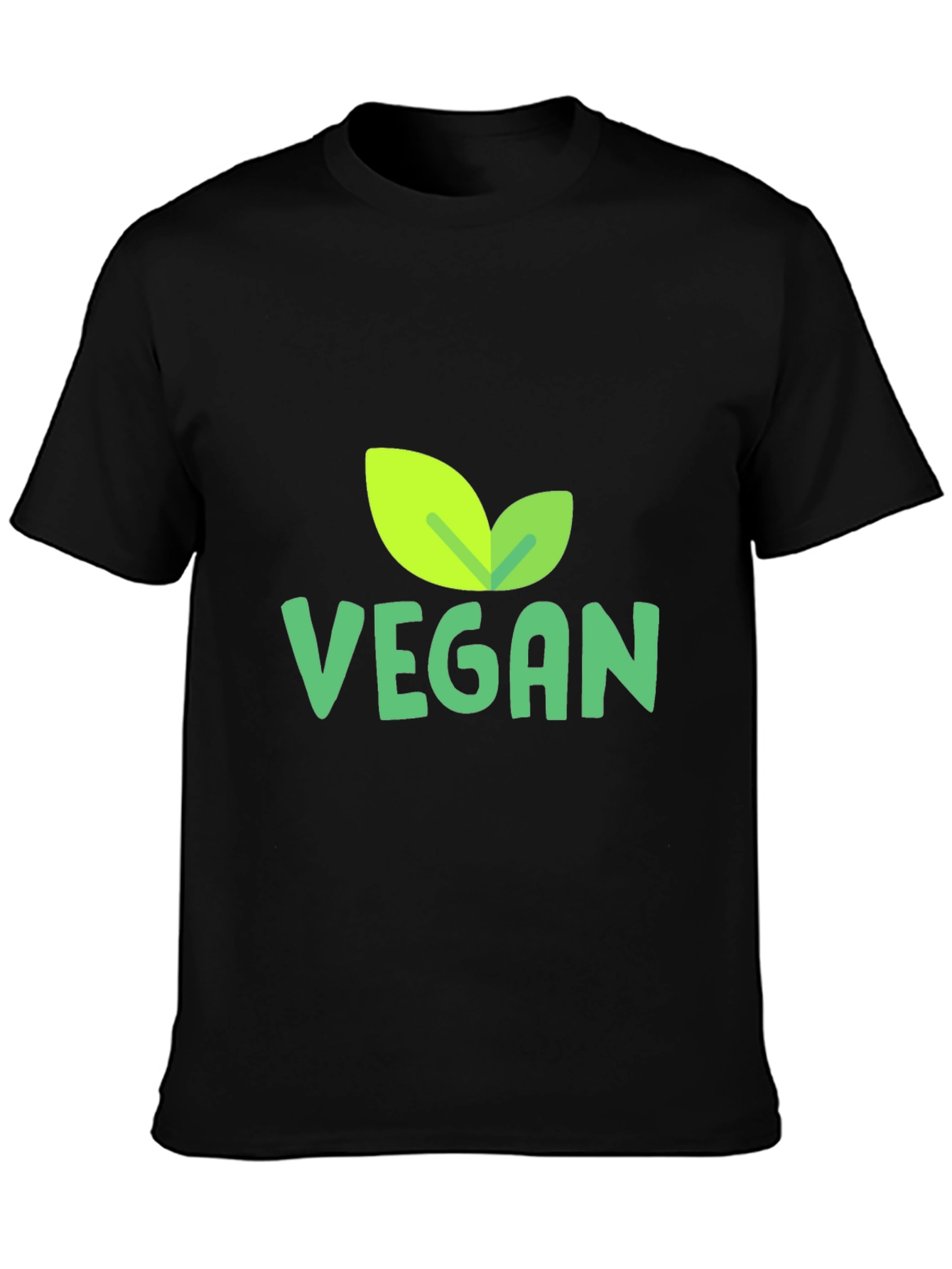 Vegan Leaf Graphic T-Shirt