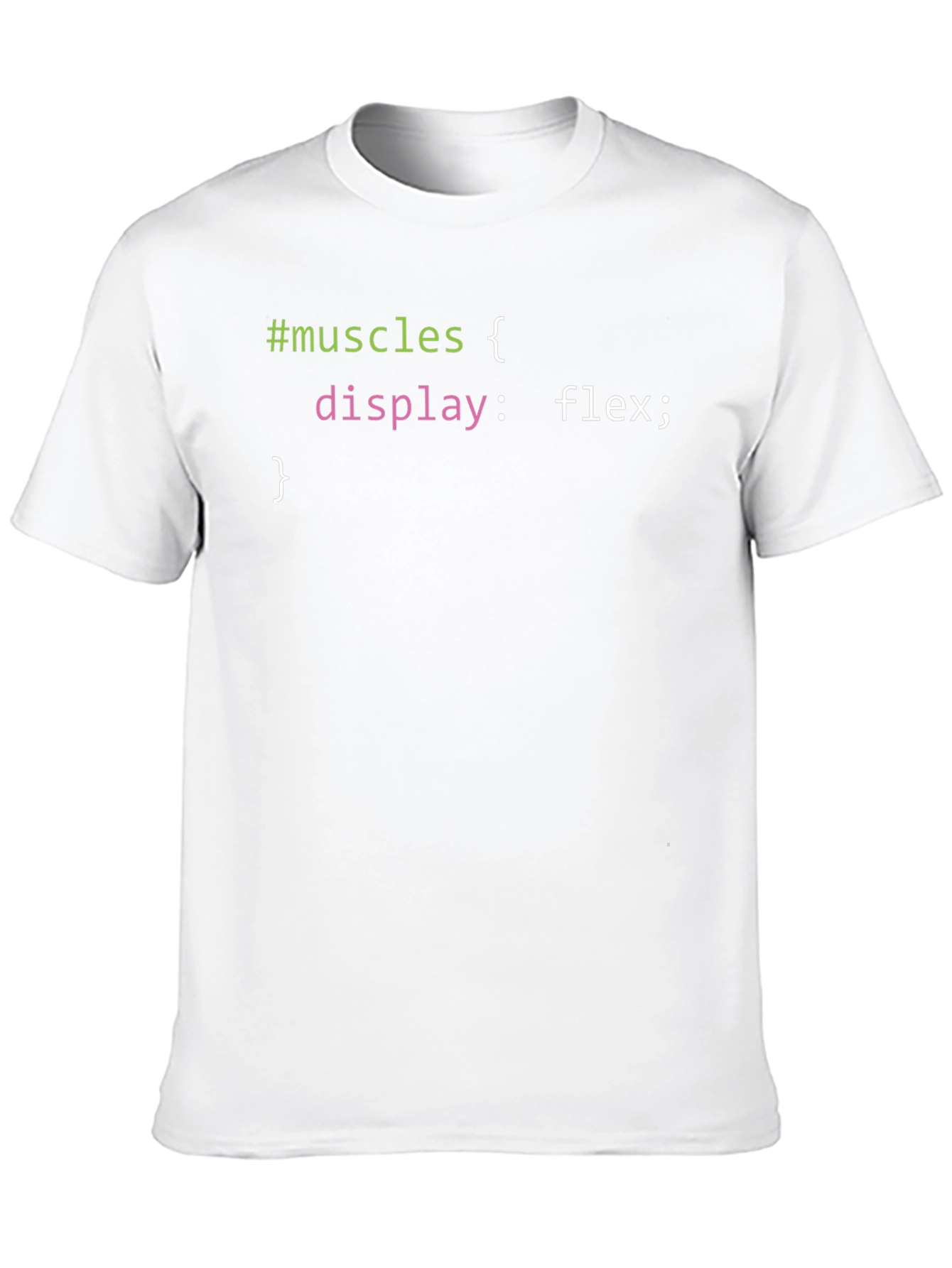 Muscles Flex Coding Tee
