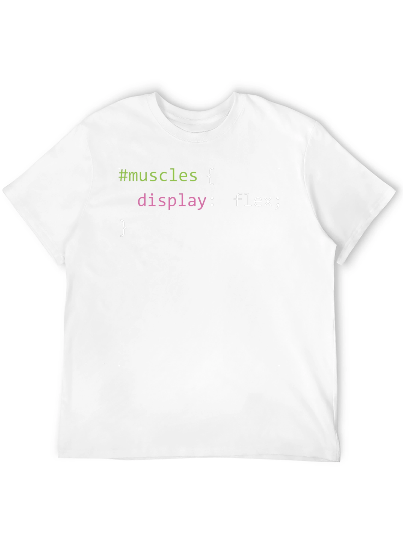 Muscles Flex Coding Tee