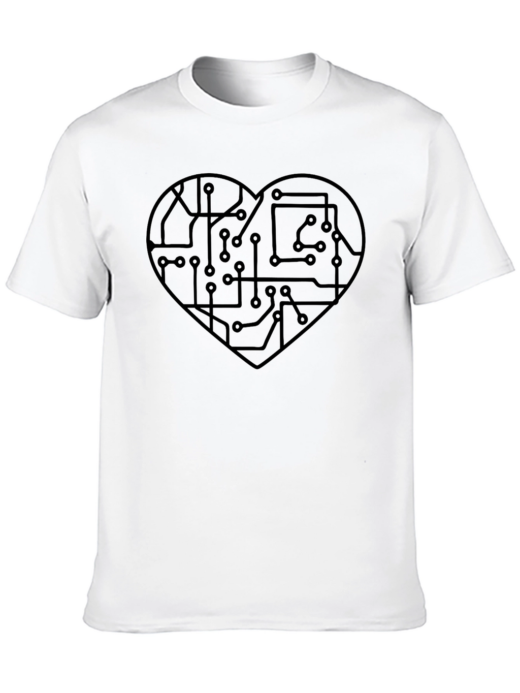 Tech Heart T-Shirt - Circuit Board Love