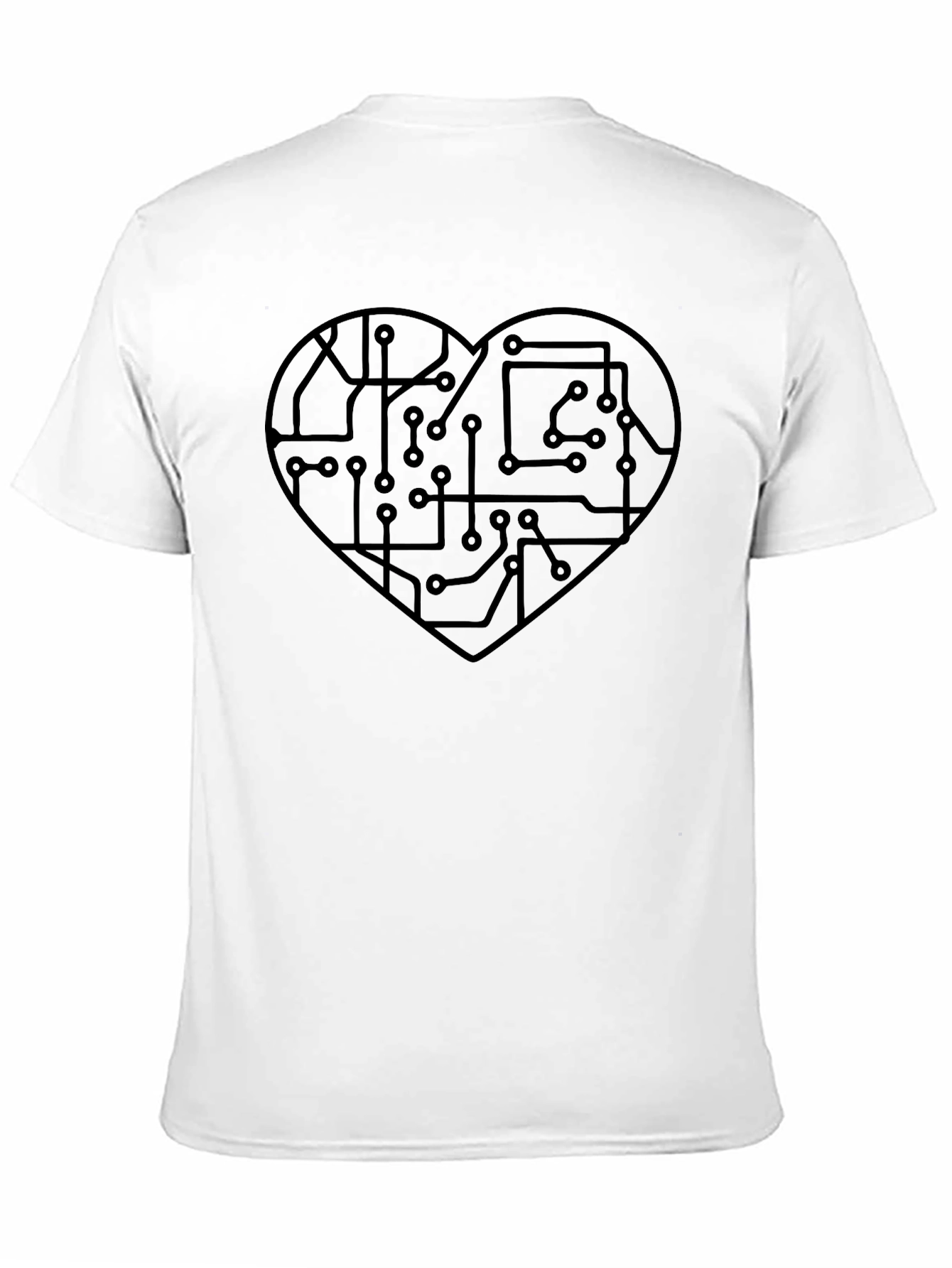 Tech Heart T-Shirt - Circuit Board Love